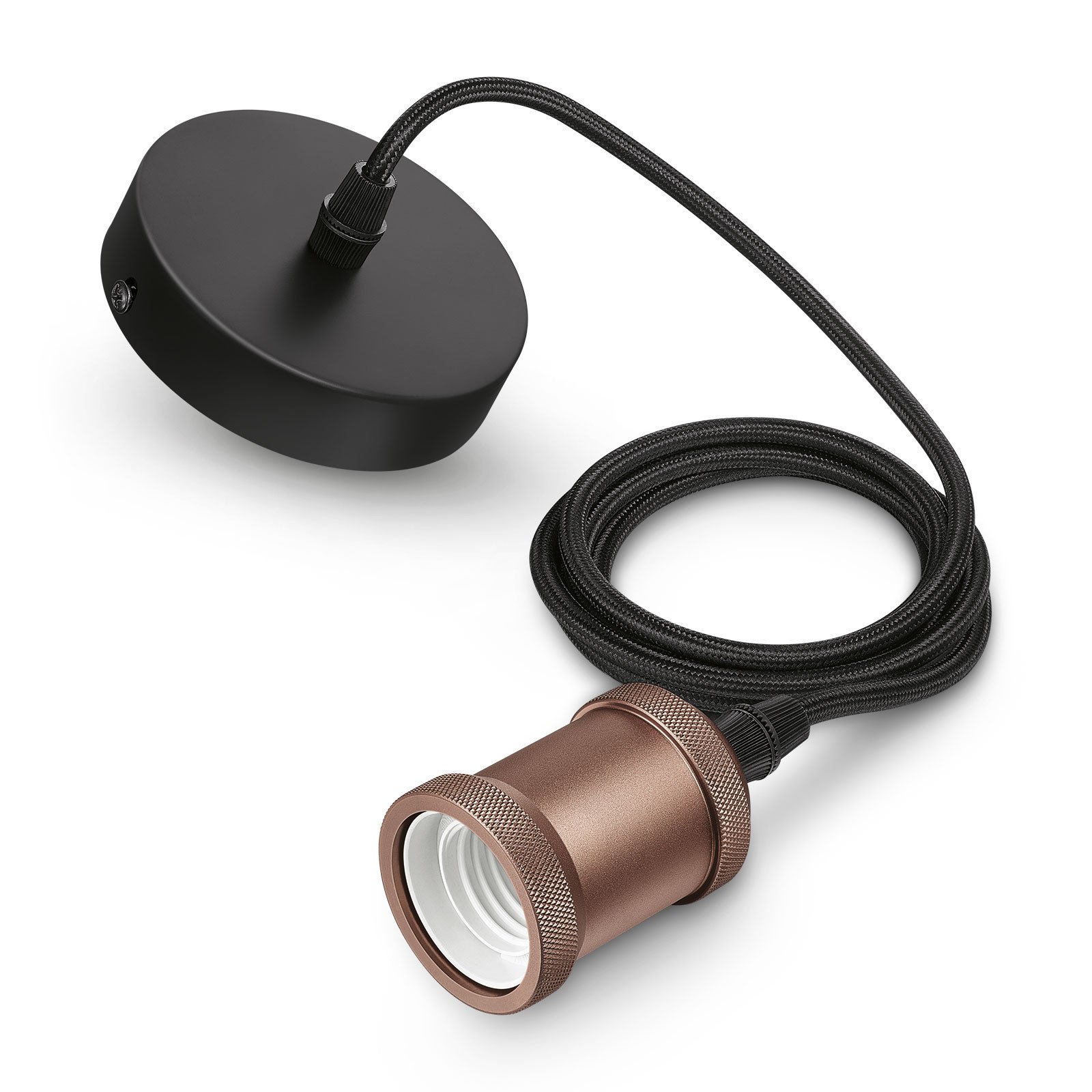 Philips Hue Philips Vintage lampă suspendată E27 auriu-rosé - Camera de zi / sufragerie - negru auriu-rosé - Metal