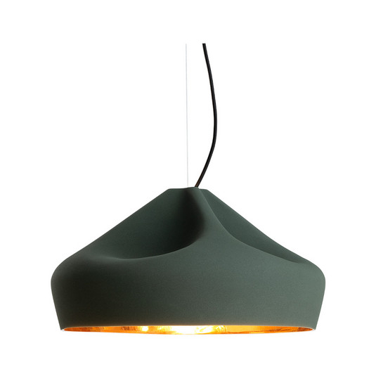 Pleat Box 47 Lampa Wisząca E27 Ciemny Zielony/Złoty - Marset