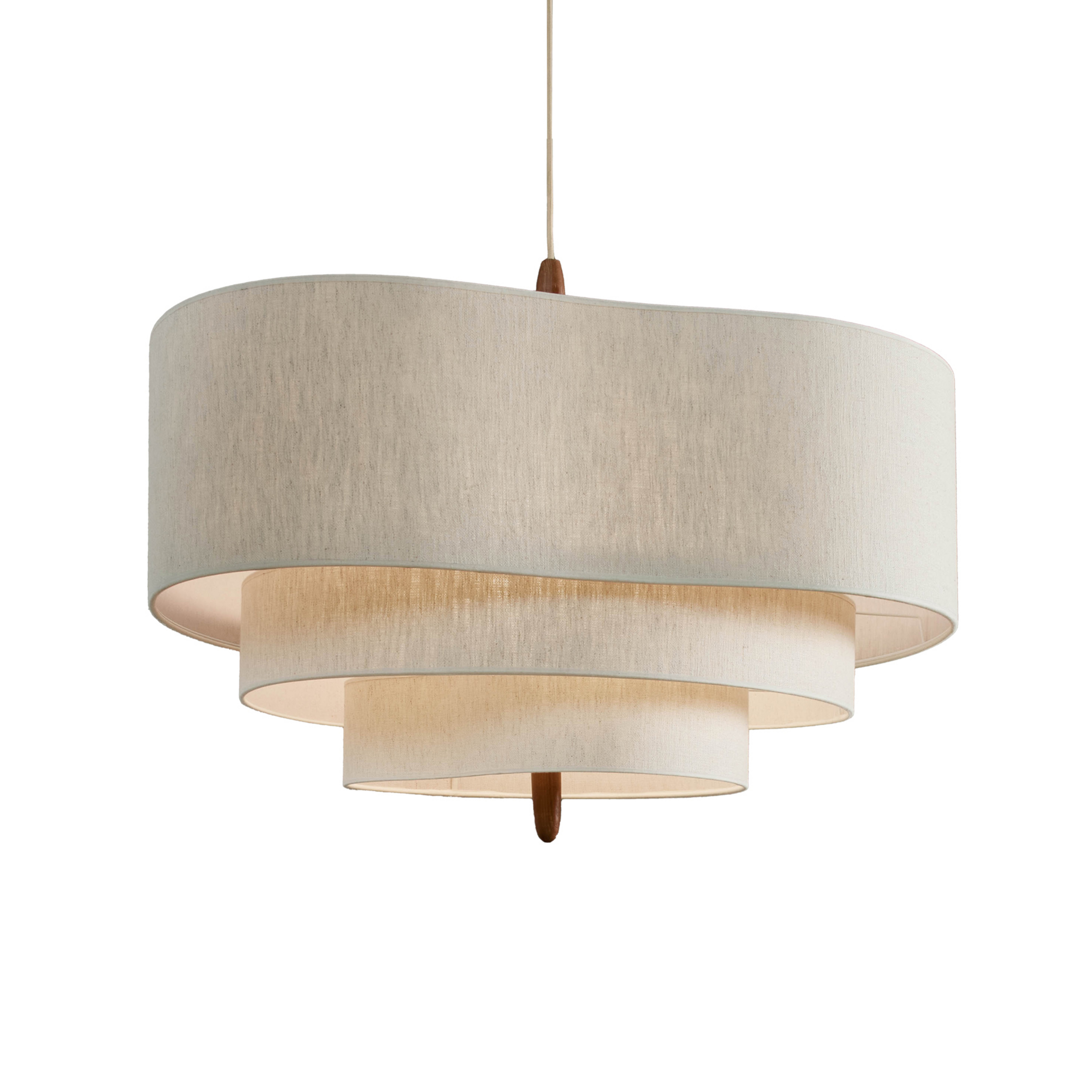 Suspension textile Pebble crème Ø 78 cm - MARKET SET