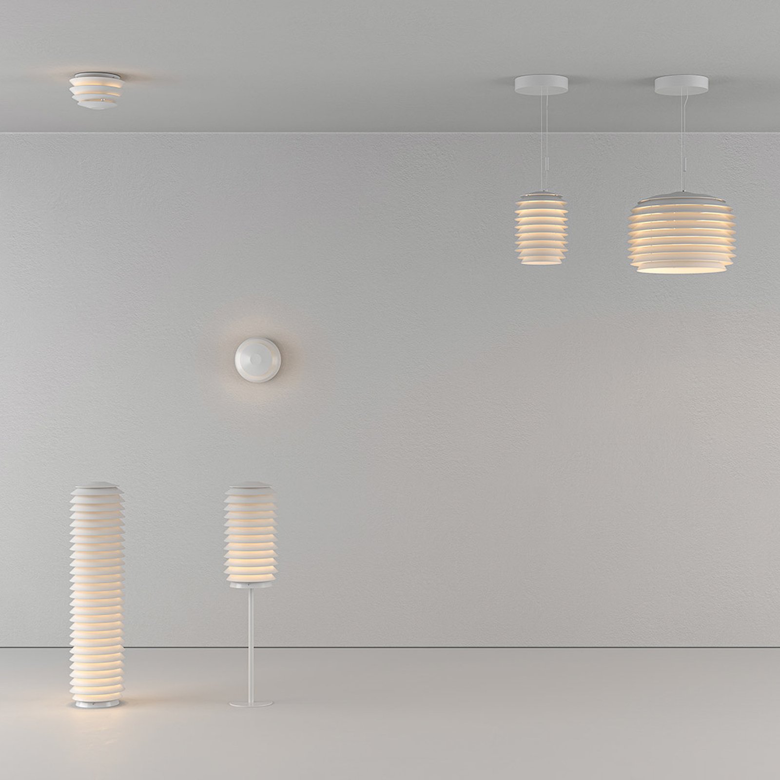 Artemide Slicing LED-Wegeleuchte, Höhe 85 cm