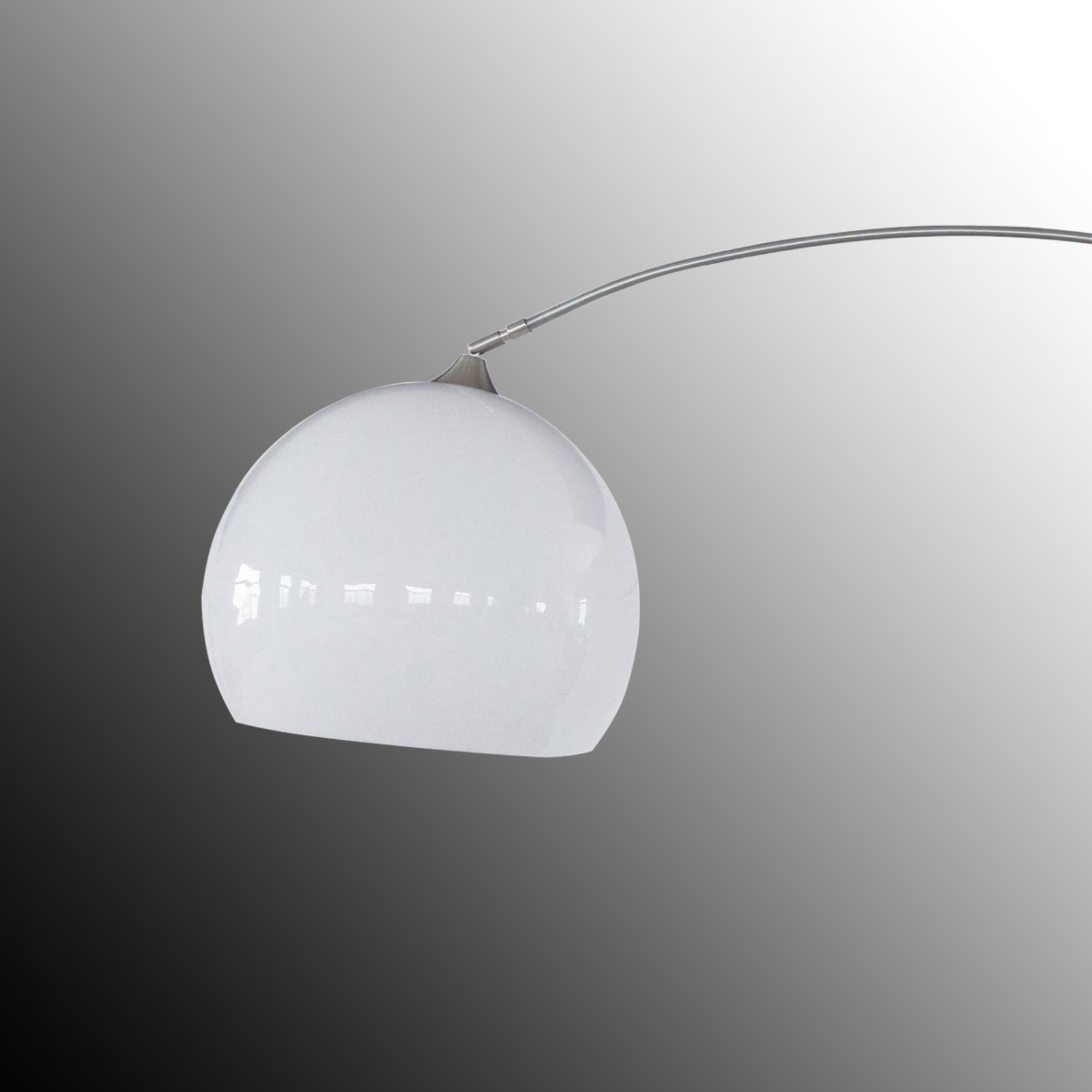 Elegantná oblúková lampa Mani s káblovým spínačom