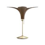 UMAGE Jazz table lamp dark oak, brass base