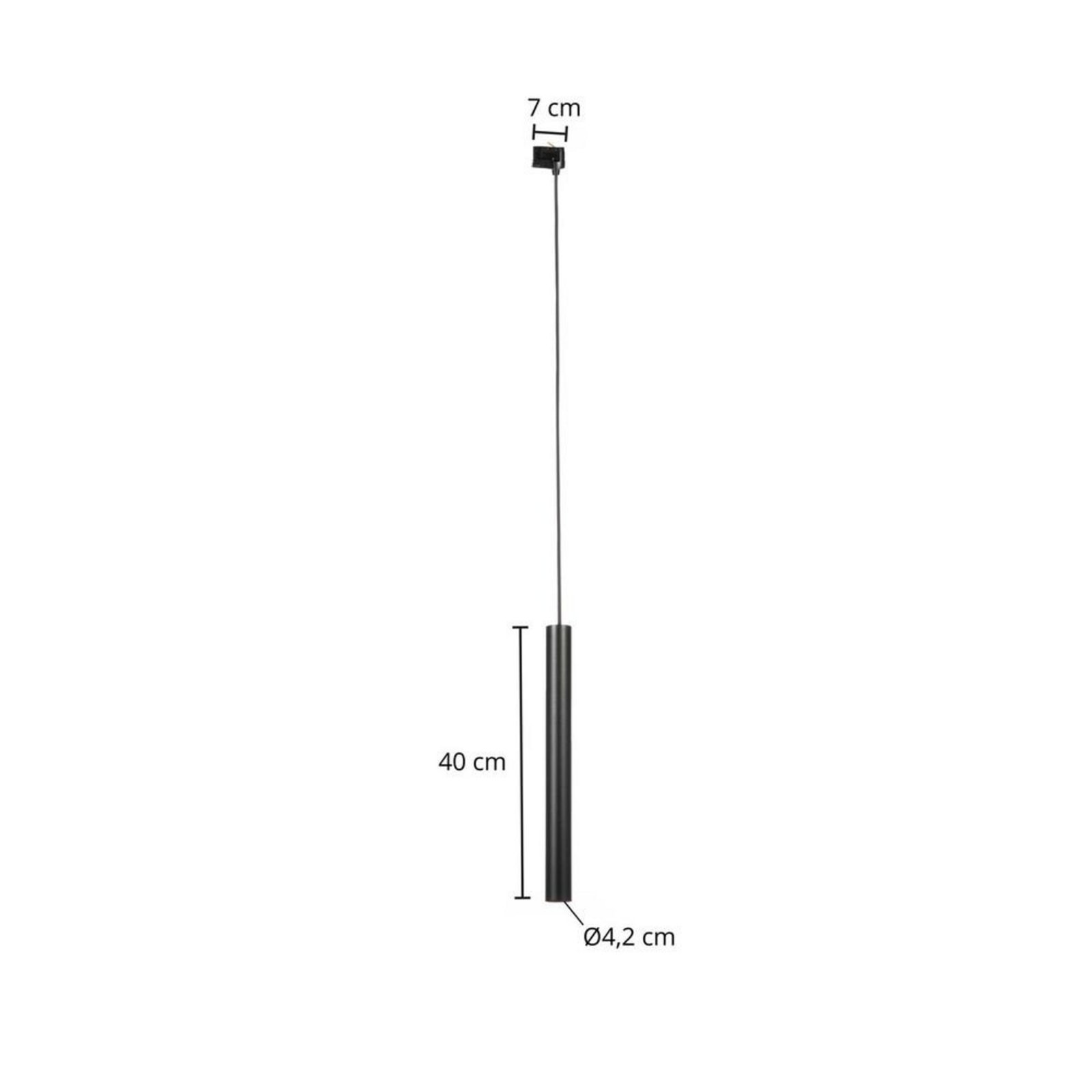 Ejona Track Lustră Pendul Ø4/H40 E27 Black - Arcchio