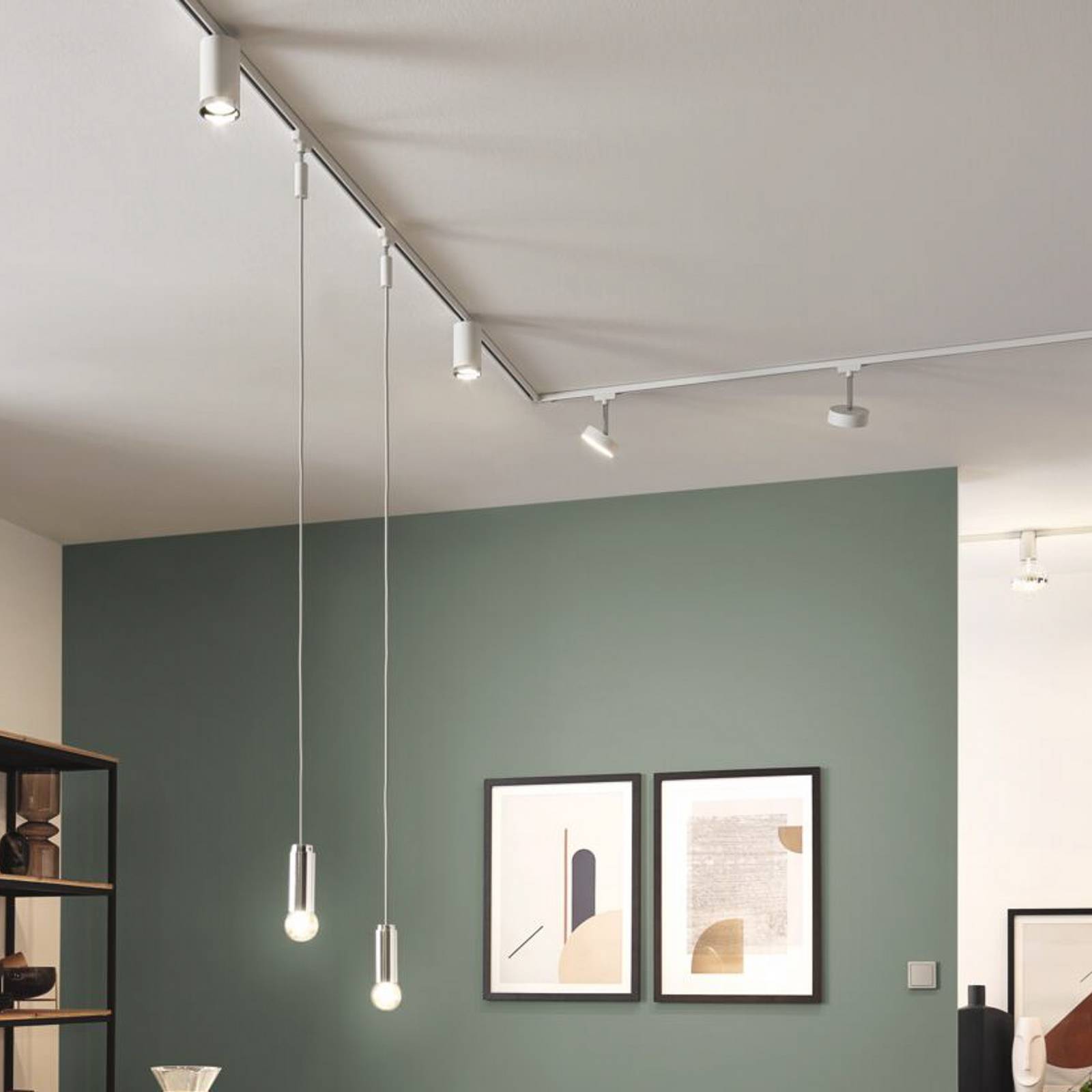 Connecteur articulé Paulmann URail, blanc signal, max. 1000 W