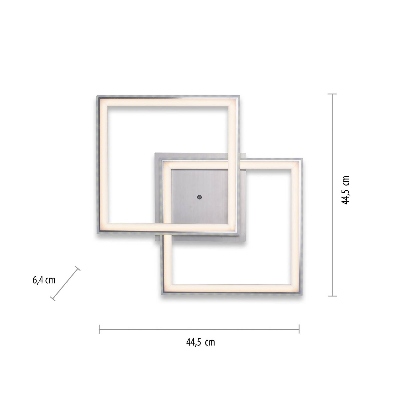 Lampa sufitowa LED Felix60, 44,5x44,5cm