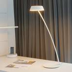 Candeeiro de mesa LED Glance, curvo, tecnologia de gestos