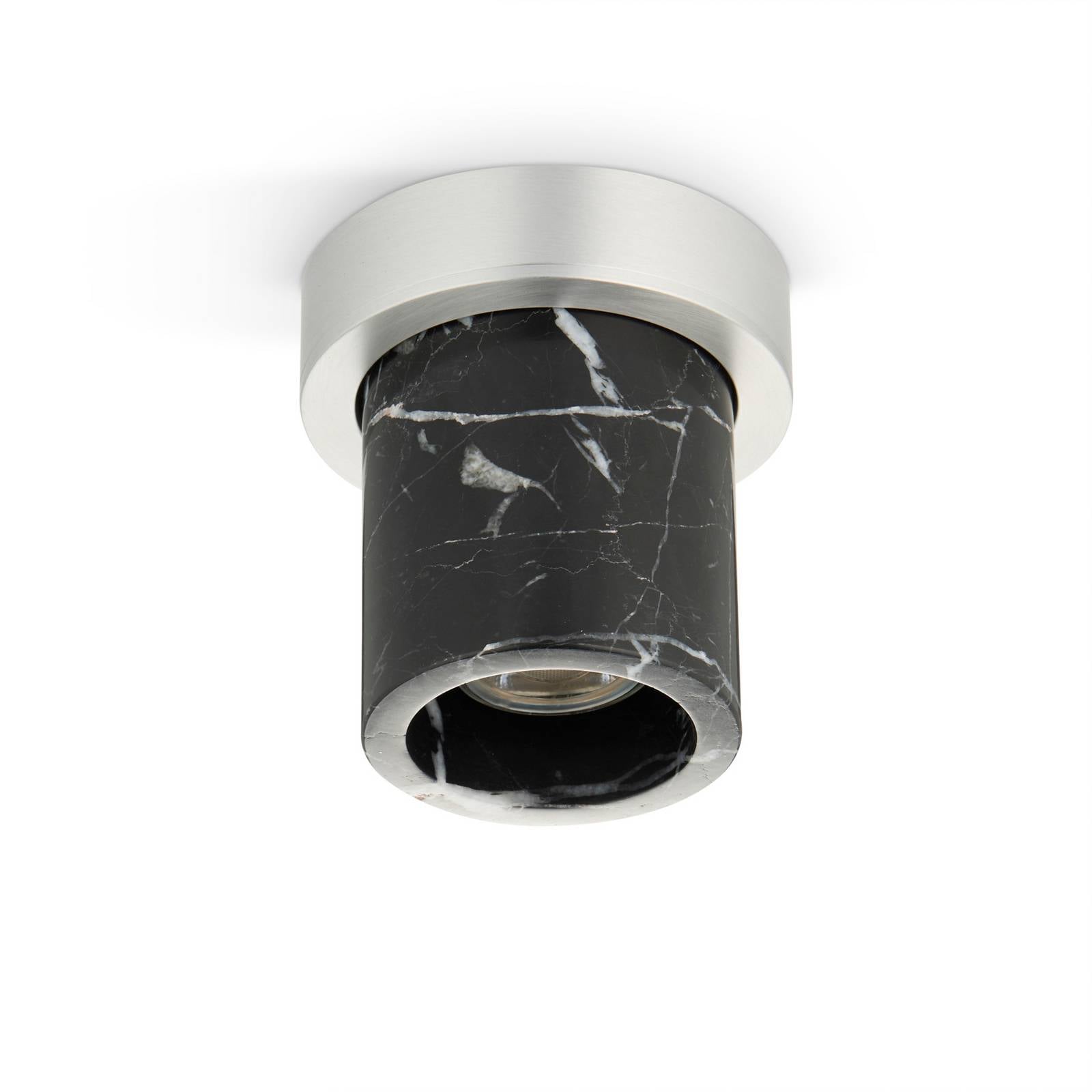 Lampa sufitowa Miss Marble w kolorze popielatoszarym/srebrnym, GU10 MR11