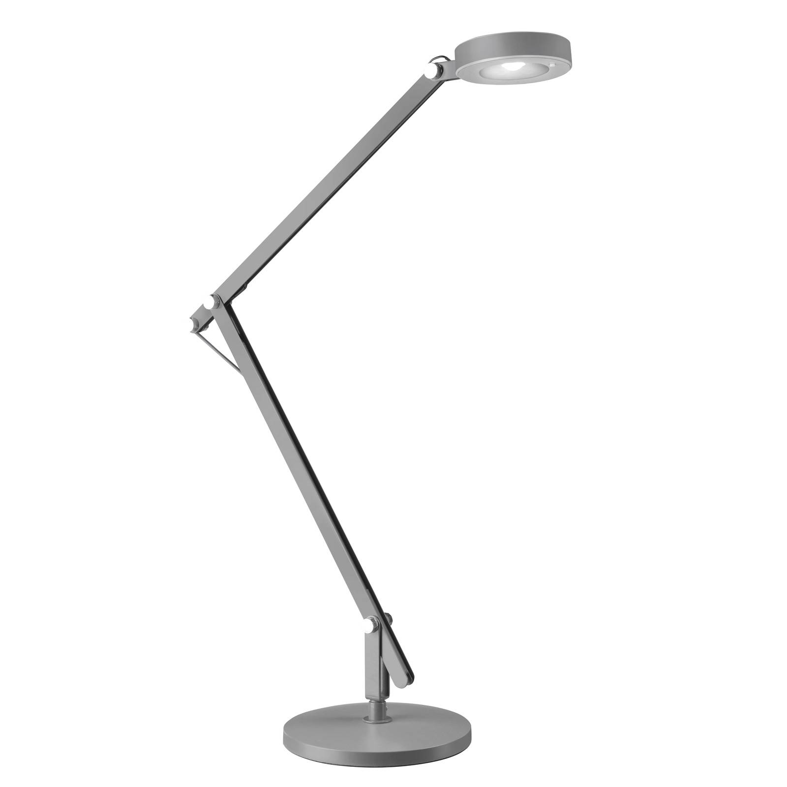 LED bureaulamp Stina van metaal, grijs