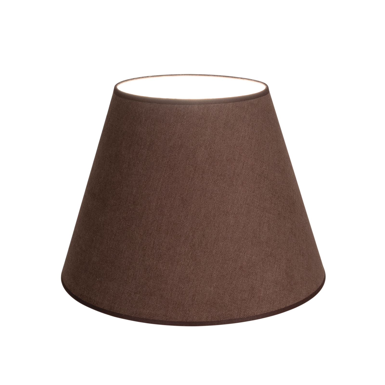 Kap Cone, bruin, hoogte 30 cm, textiel Kap Cone, bruin, hoogte 30 cm, textiel