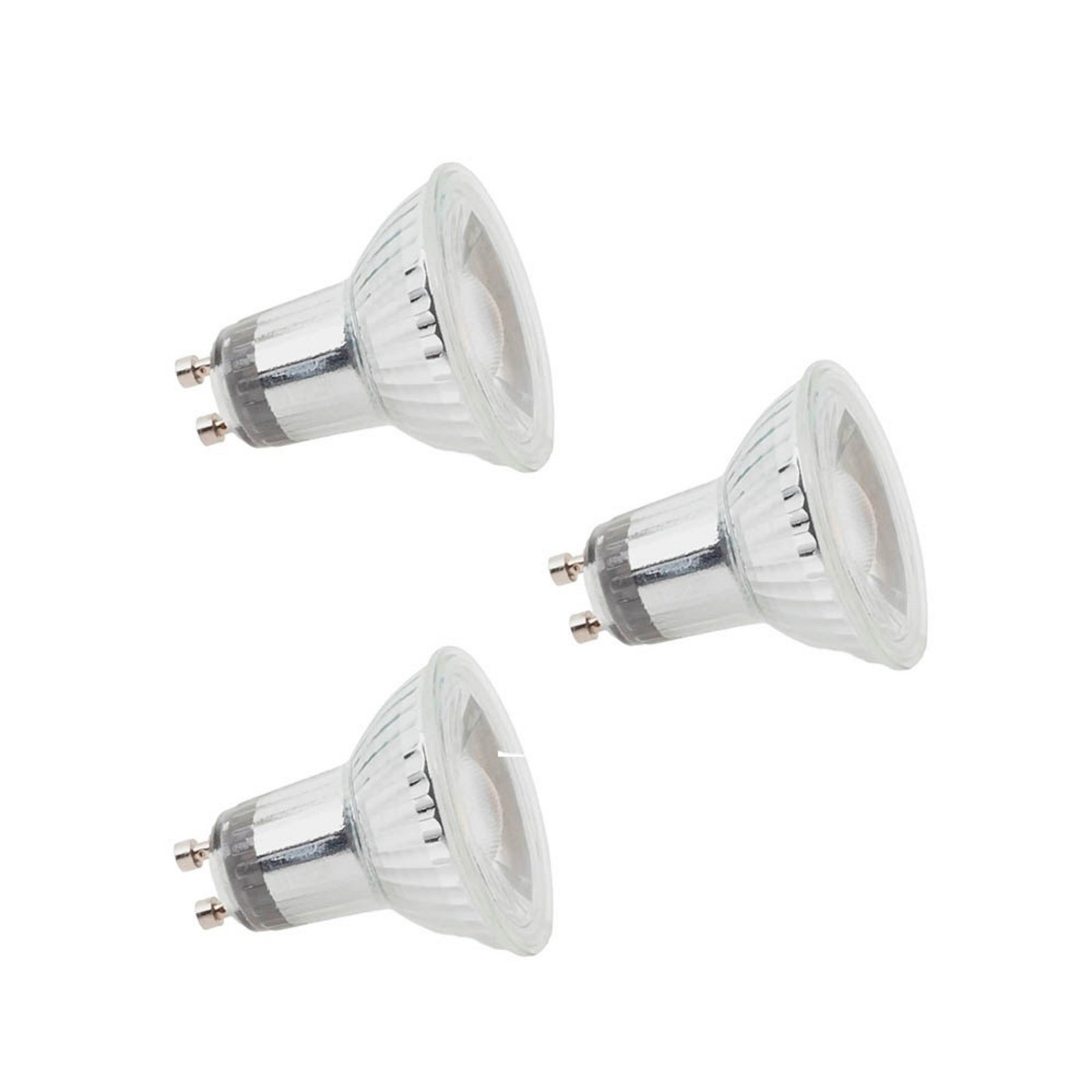 3-pack Bec LED 5W (380lm) Reglabil GU10 - Lindby