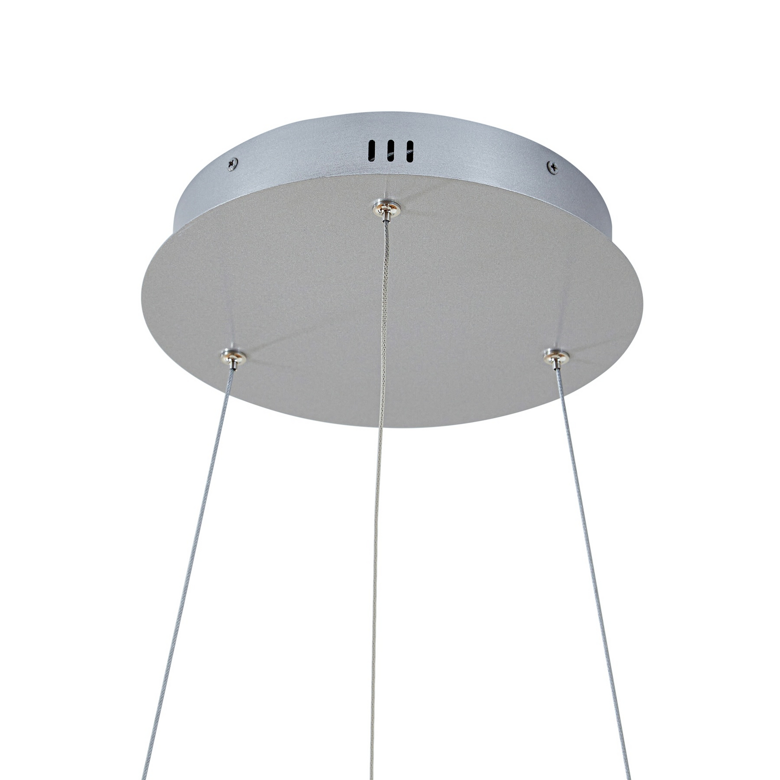Lucande LED Pendant lamp Yonam, alu, Ø 60 cm