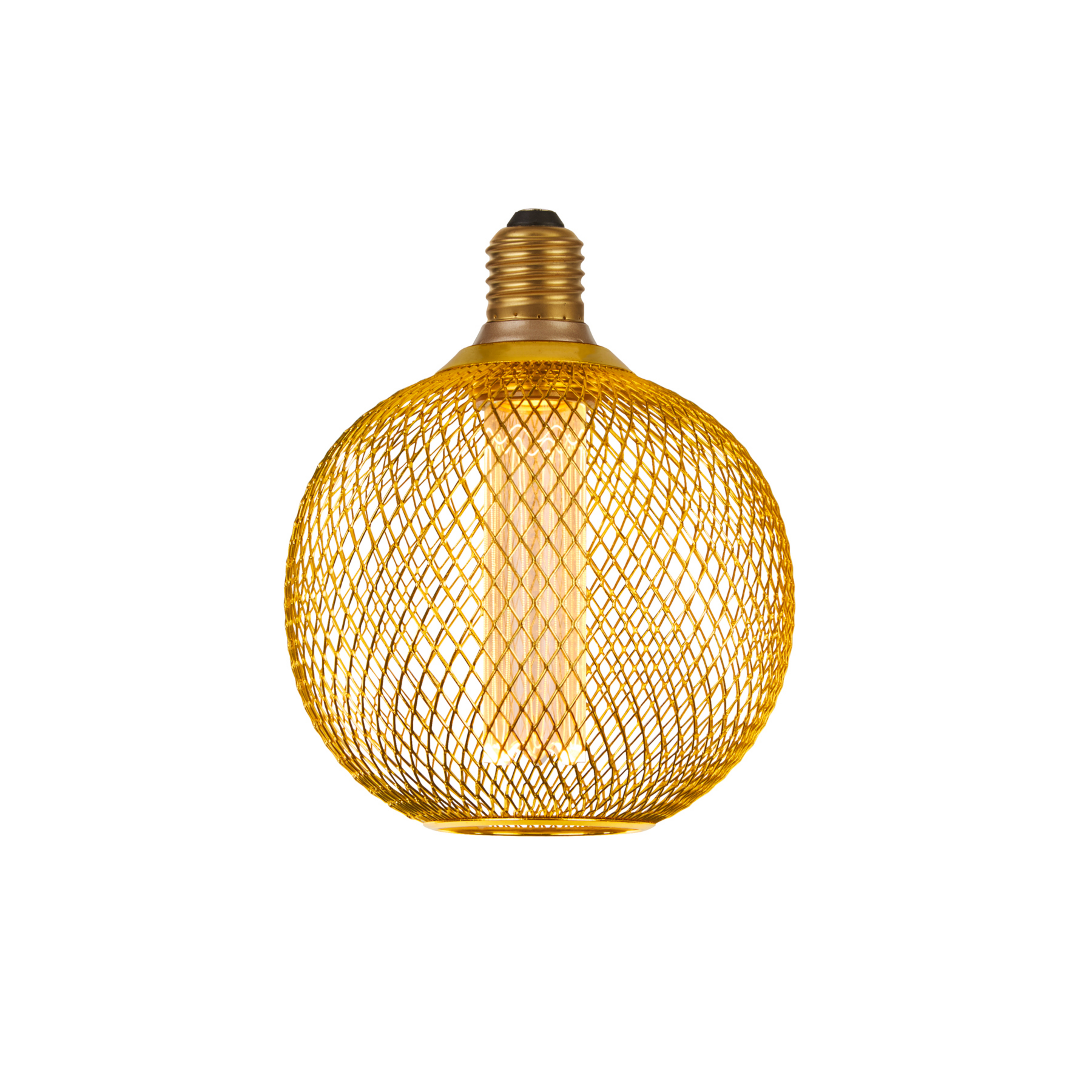 Lampada E27 Malha 3.4W 3,000K Ø12cm ouro