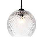 Candeeiro suspenso NOBB, transparente, Ø 22 cm, vidro, E27 - Halo Design