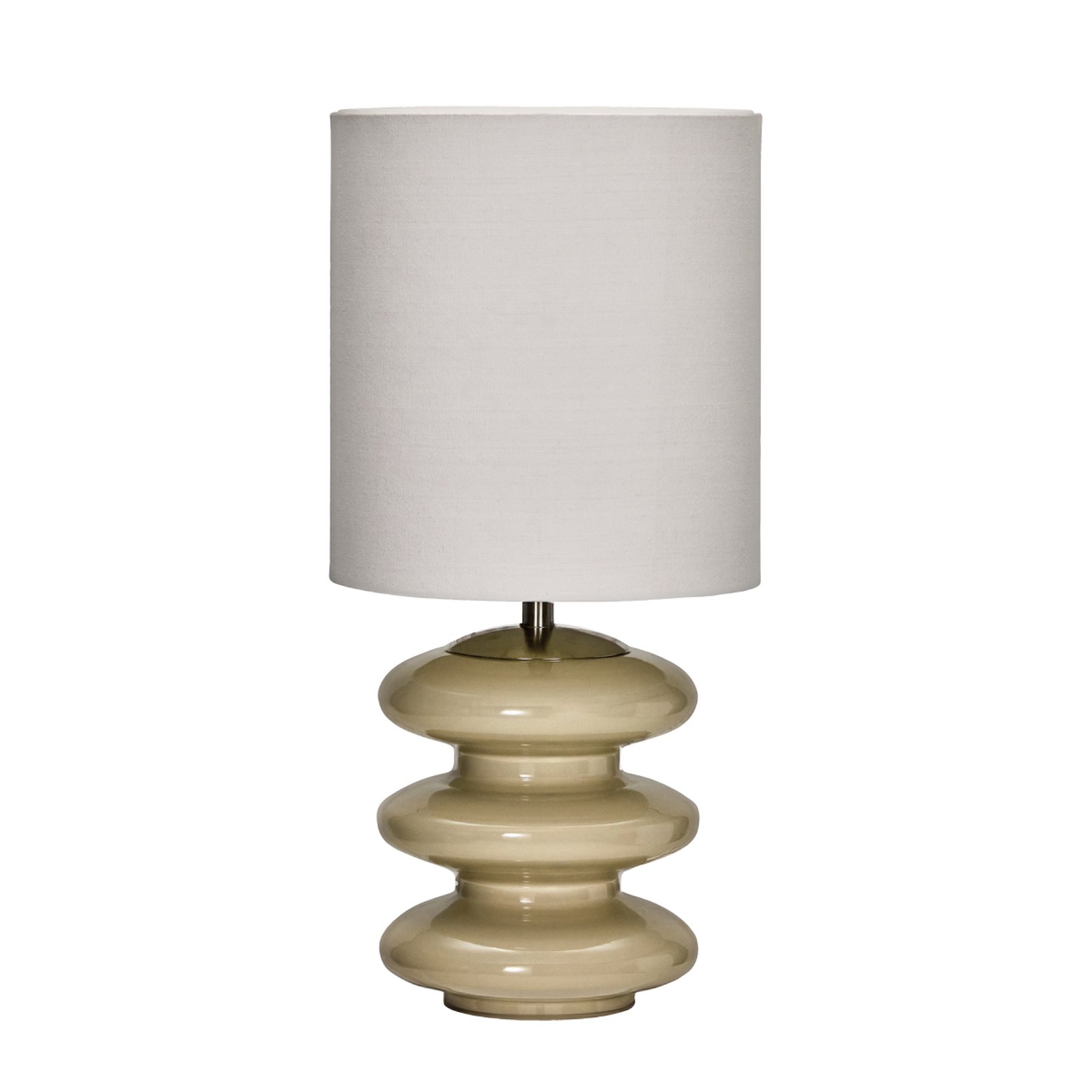 Step L stolní lampa písková barva bavlna sklo - House Doctor