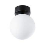 Gove LED-Deckenlampe, IP44, schwarz - Paulmann