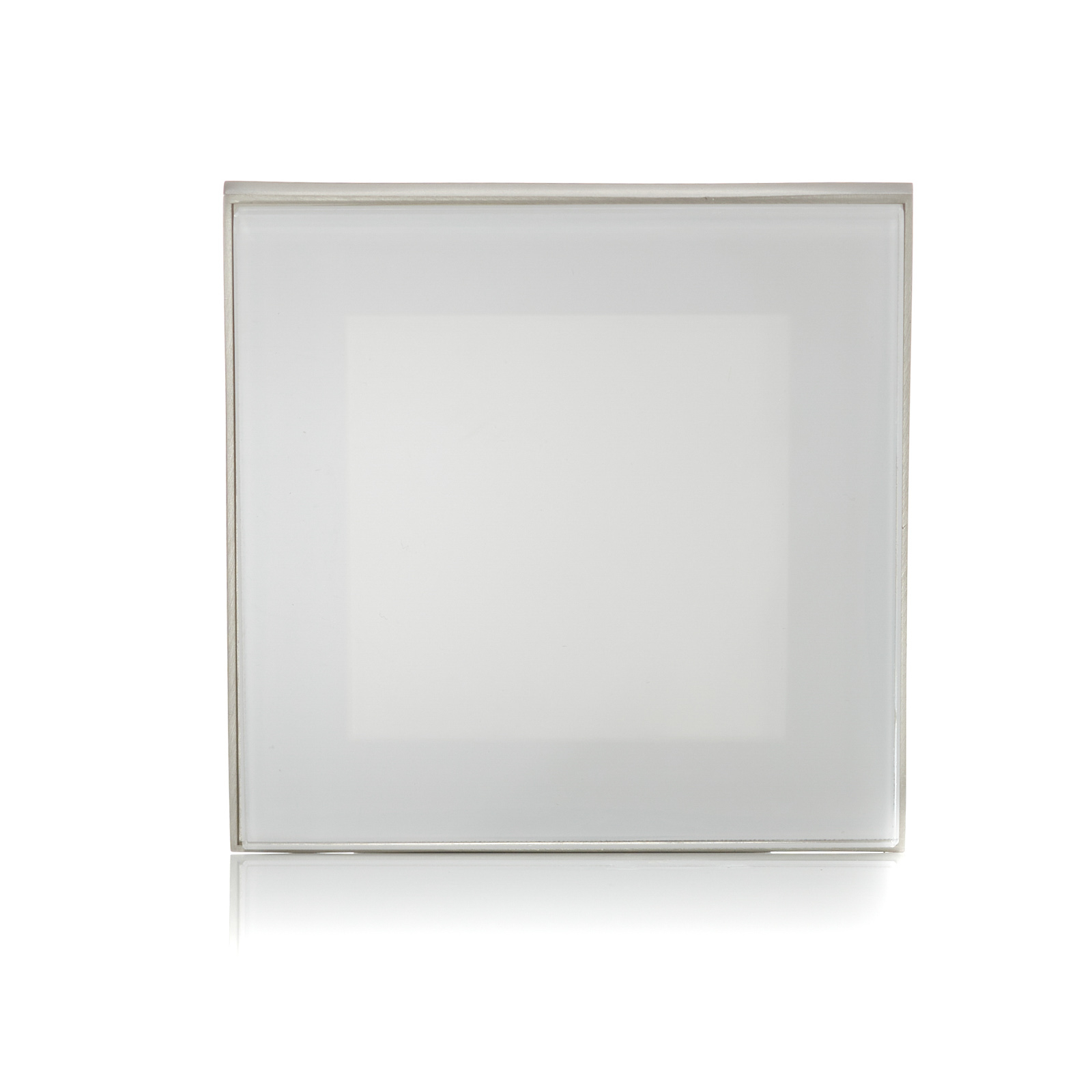 BEGA Accenta LED-Wandeinbaulampe eckig, Außenring