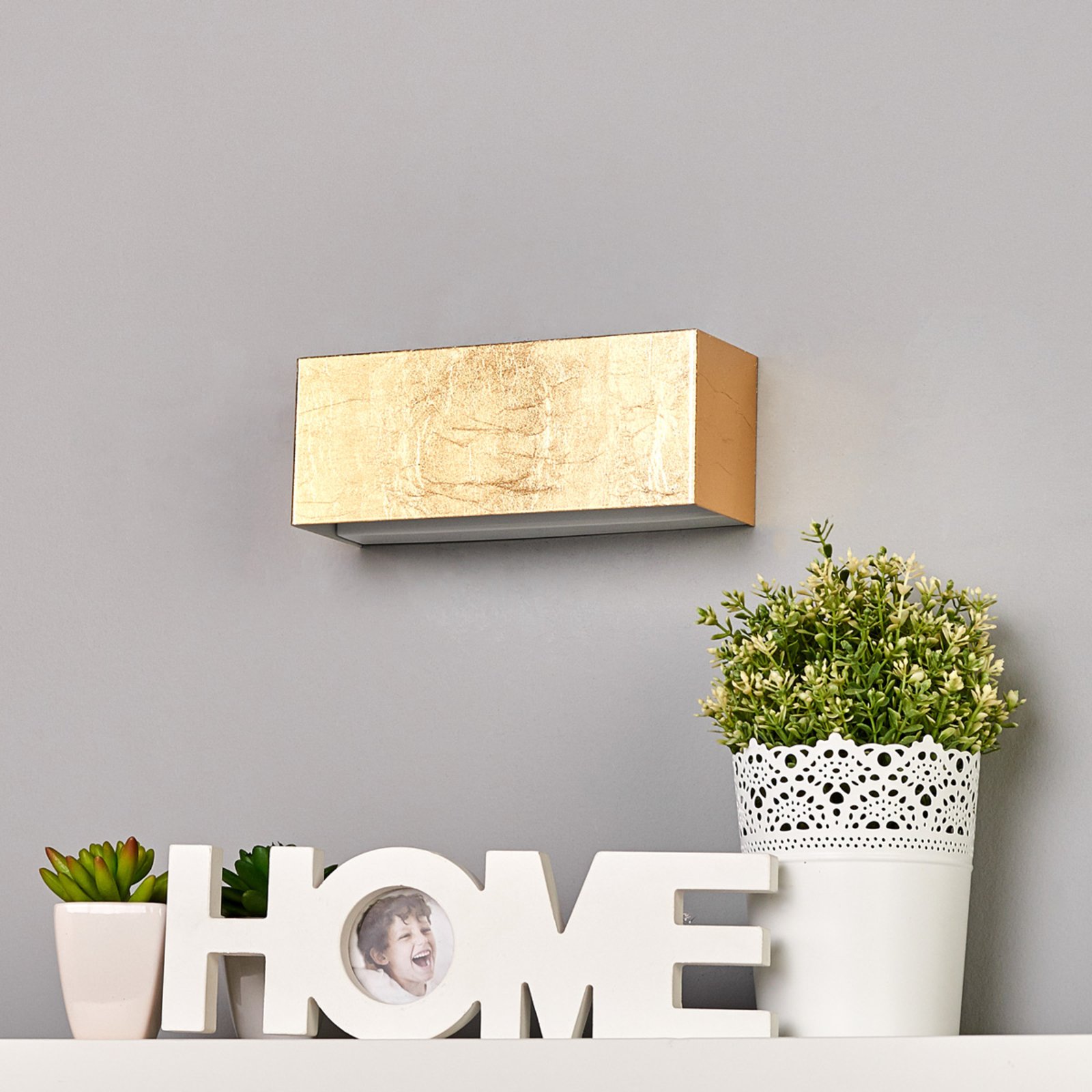 Quentin Applique Murale Gold  Lindby