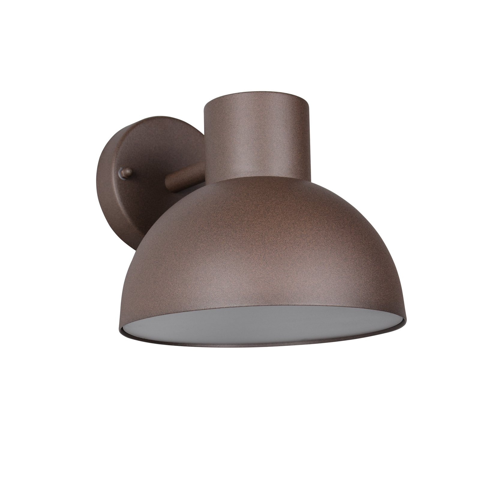 Āra sienas lampa ELBE, rūsas krāsā, Ø 20 cm, metāls, IP44