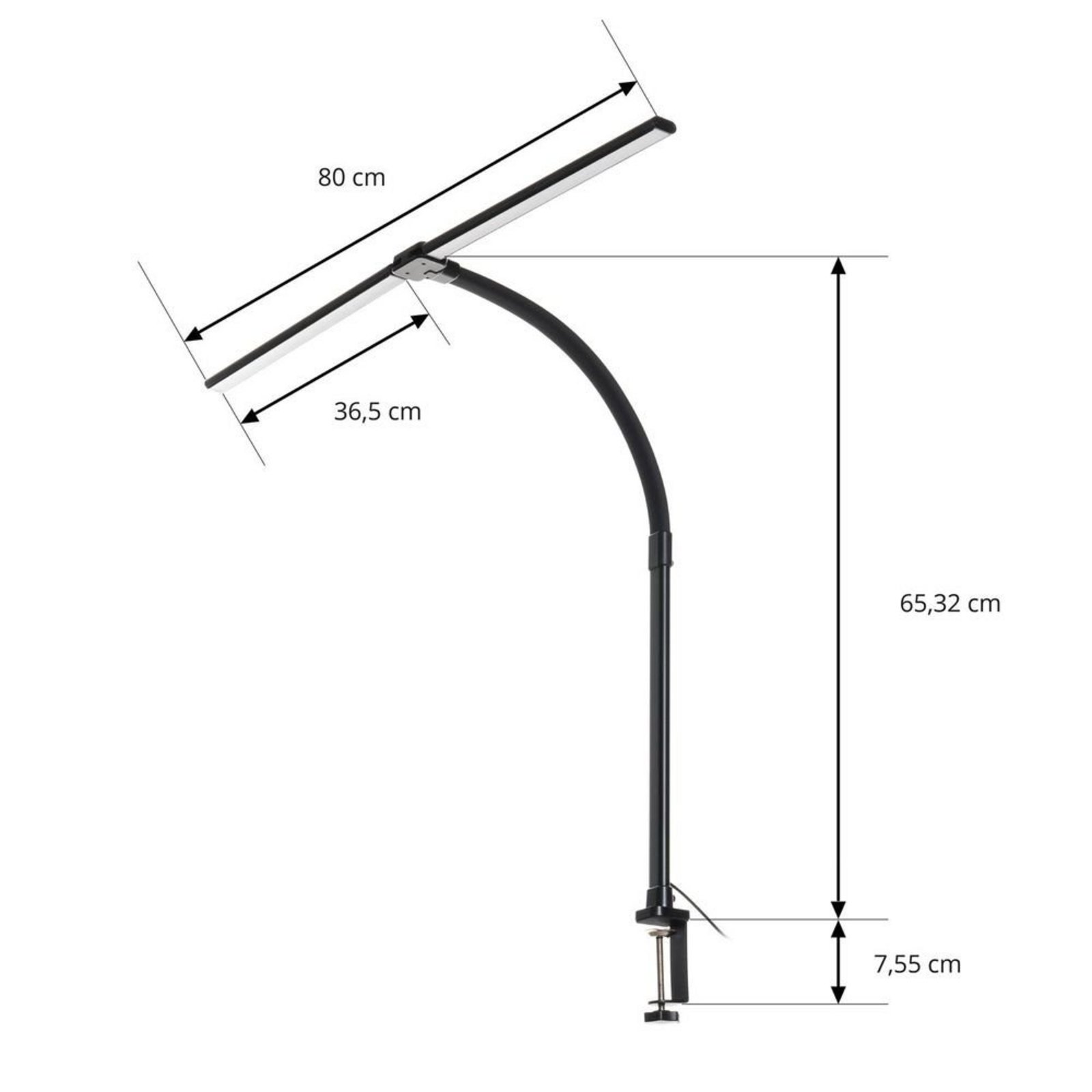 Nilay Bordslampa Black - Lindby