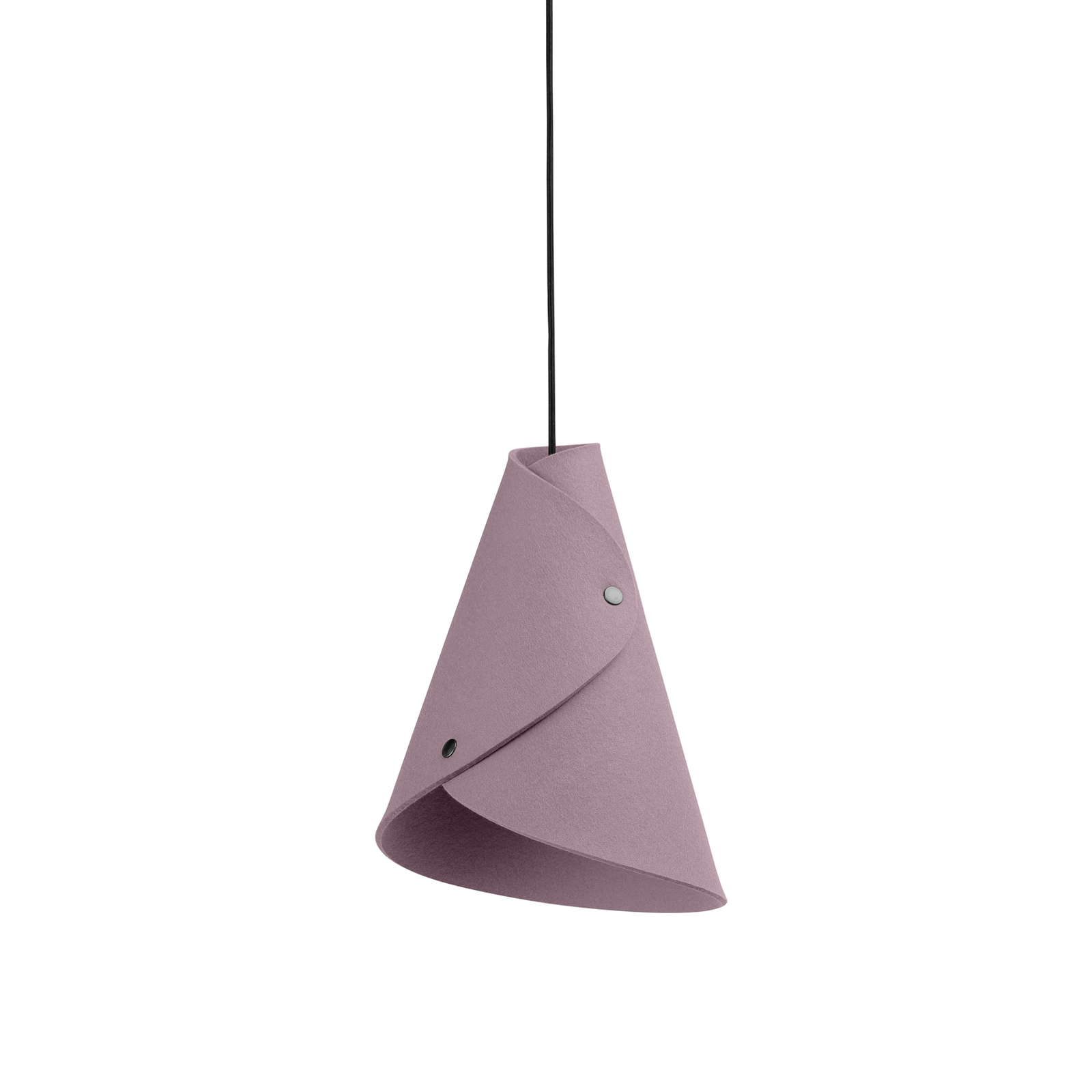ALMUT 0314 hanging light, curved, 1-bulb soft pink
