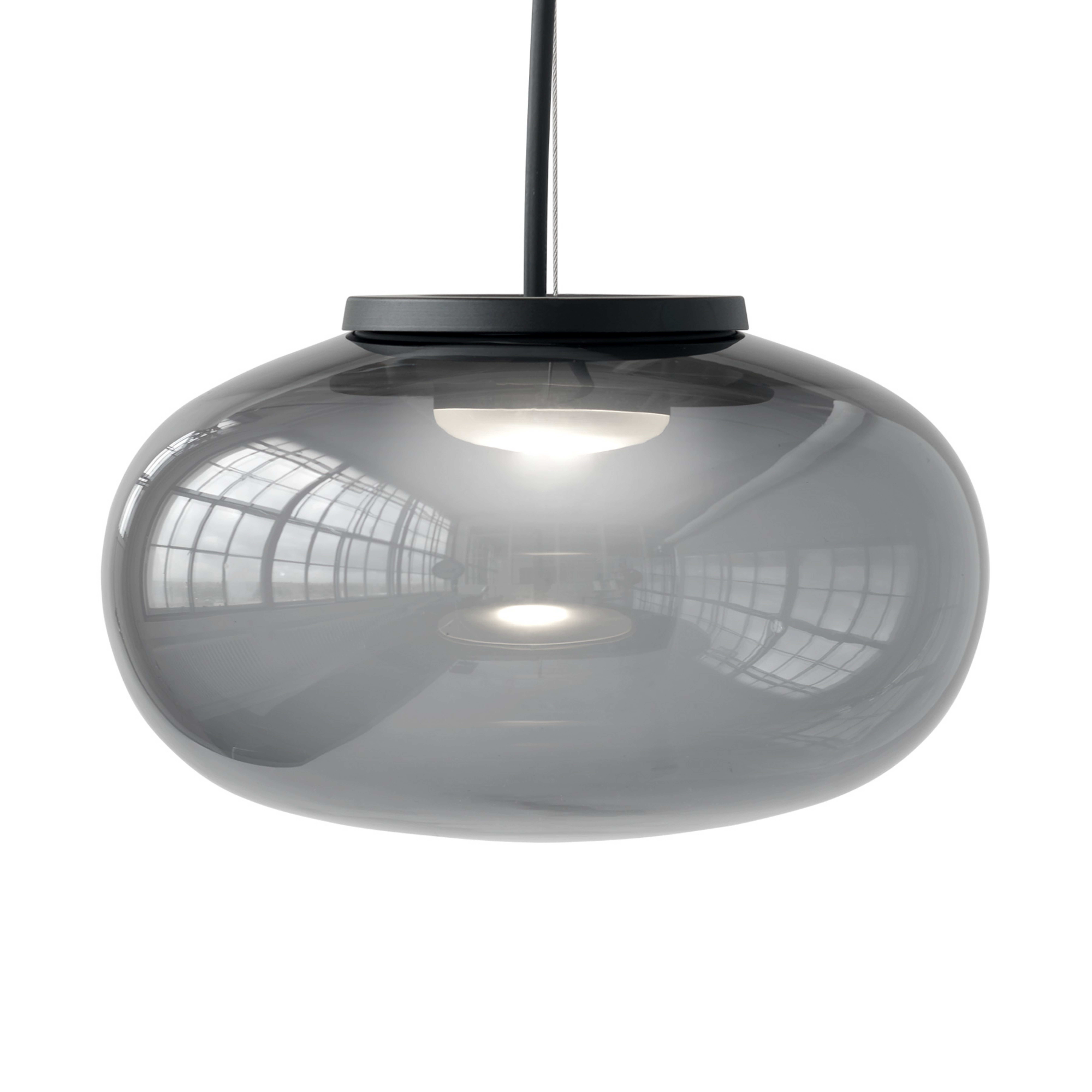 Karl-Johan Pendelleuchte Ø230 Smoked Glass - New Works