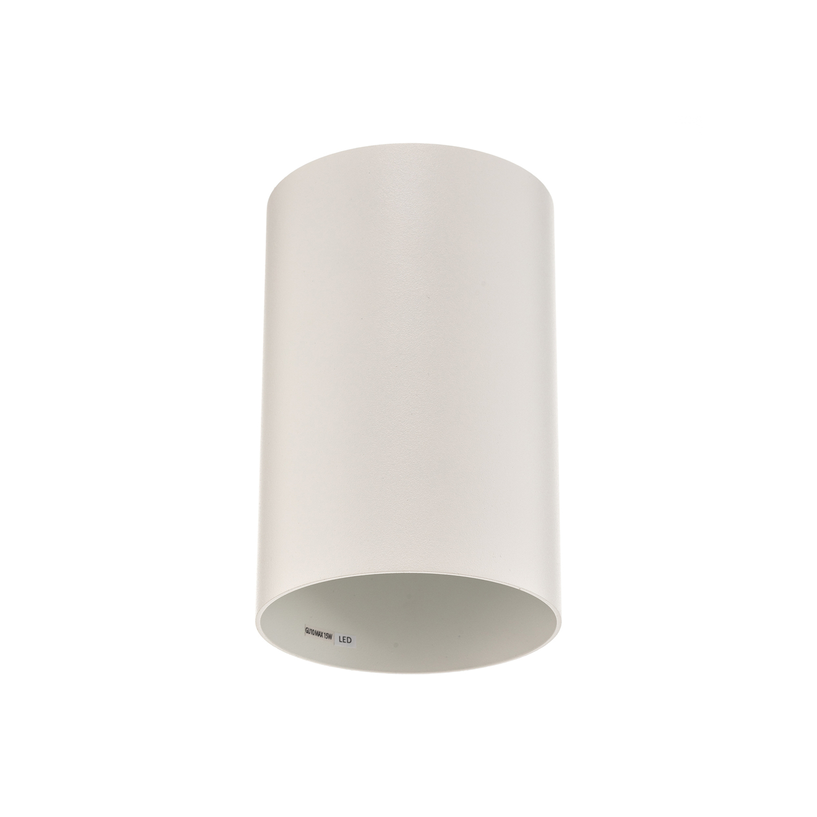 Tubo ceiling spotlight Ø 12cm, white