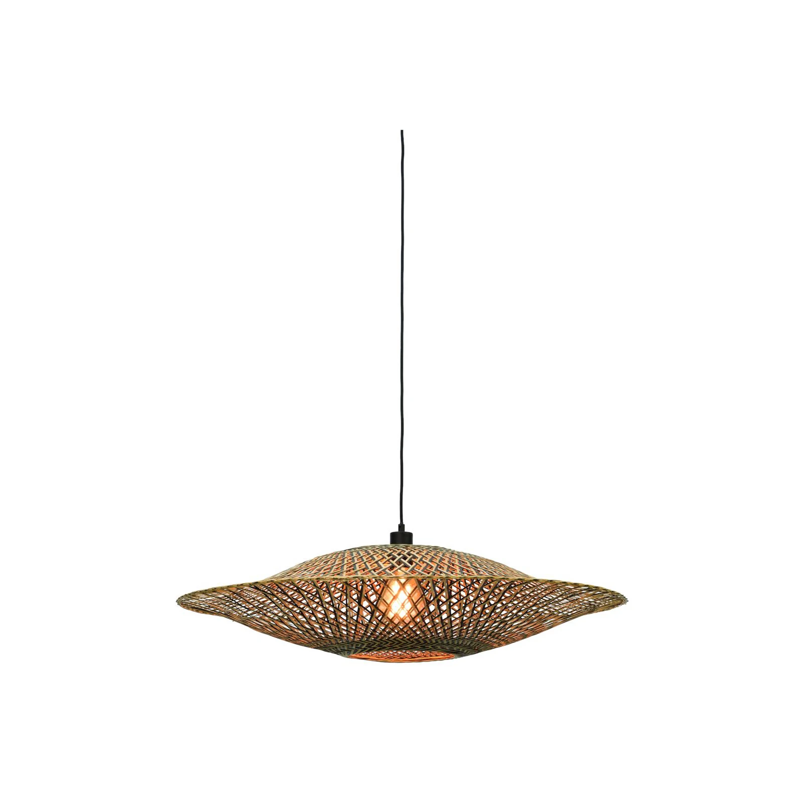 GOOD & MOJO „Bali“ bambukinis pakabinamas šviestuvas, Ø 87 cm