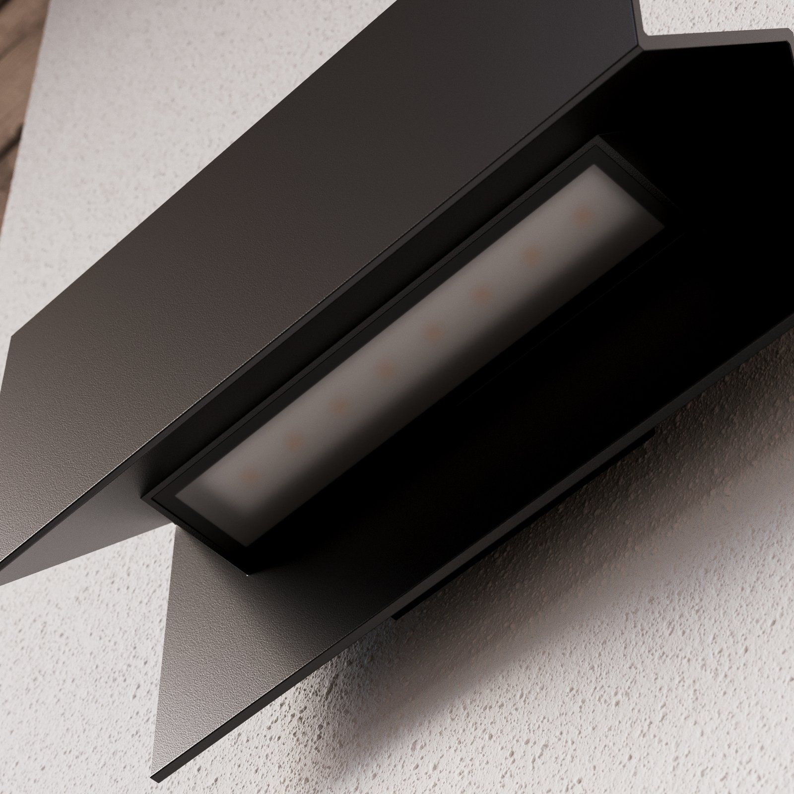 Meja Candeeiro de Parede Exterior IP54 Graphite - Lucande