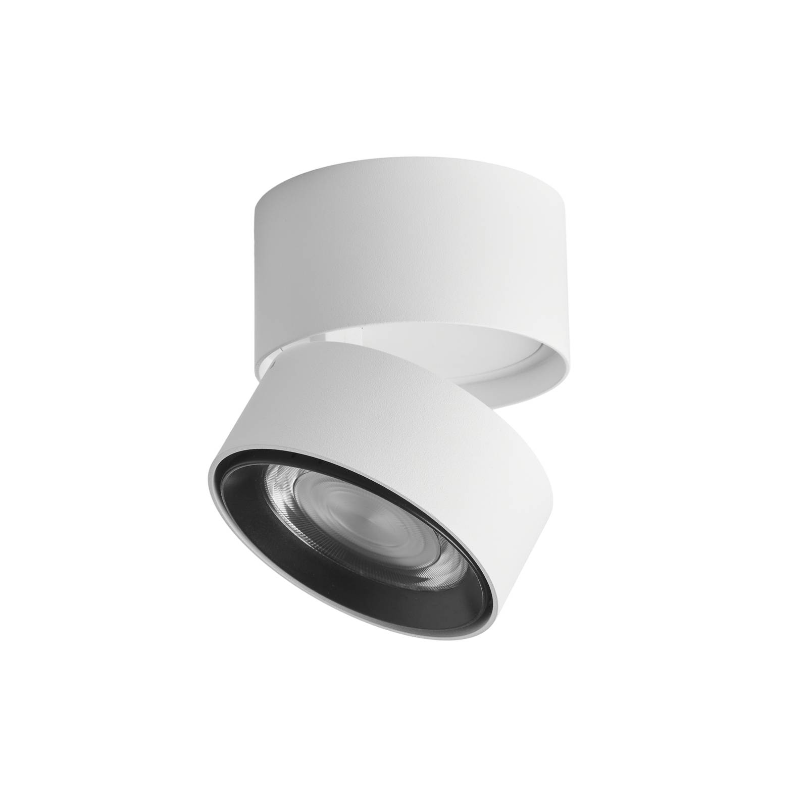 LOOM DESIGN Ray LED ceiling spot Ø9.3cm 15W white, for Living / Dining Room, aluminium, 15 W, H: 9 cm