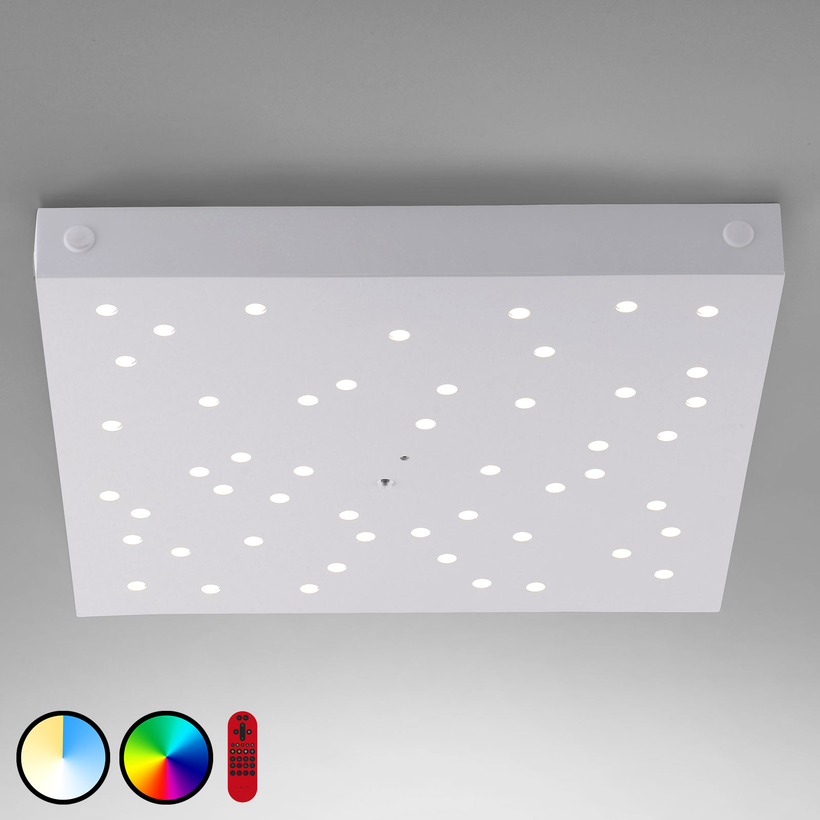 LED plafondlamp LOLAsmart Stars, 36 x 36 cm