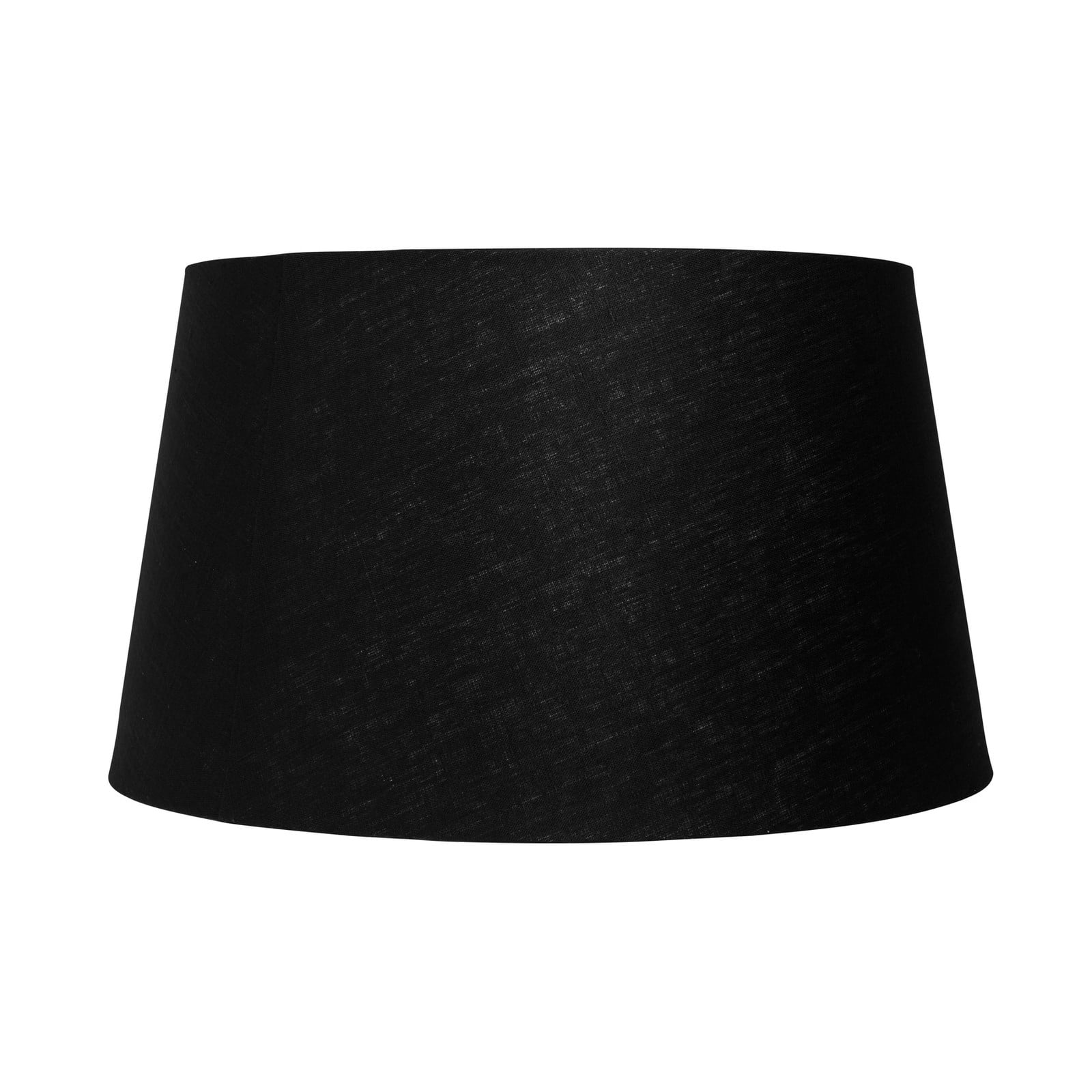 Enkel, lige lampeskærm, sort, Ø 42 cm – Watt &amp;amp; Veke Basic straight Watt & Veke - Design - Stof / tekstil
