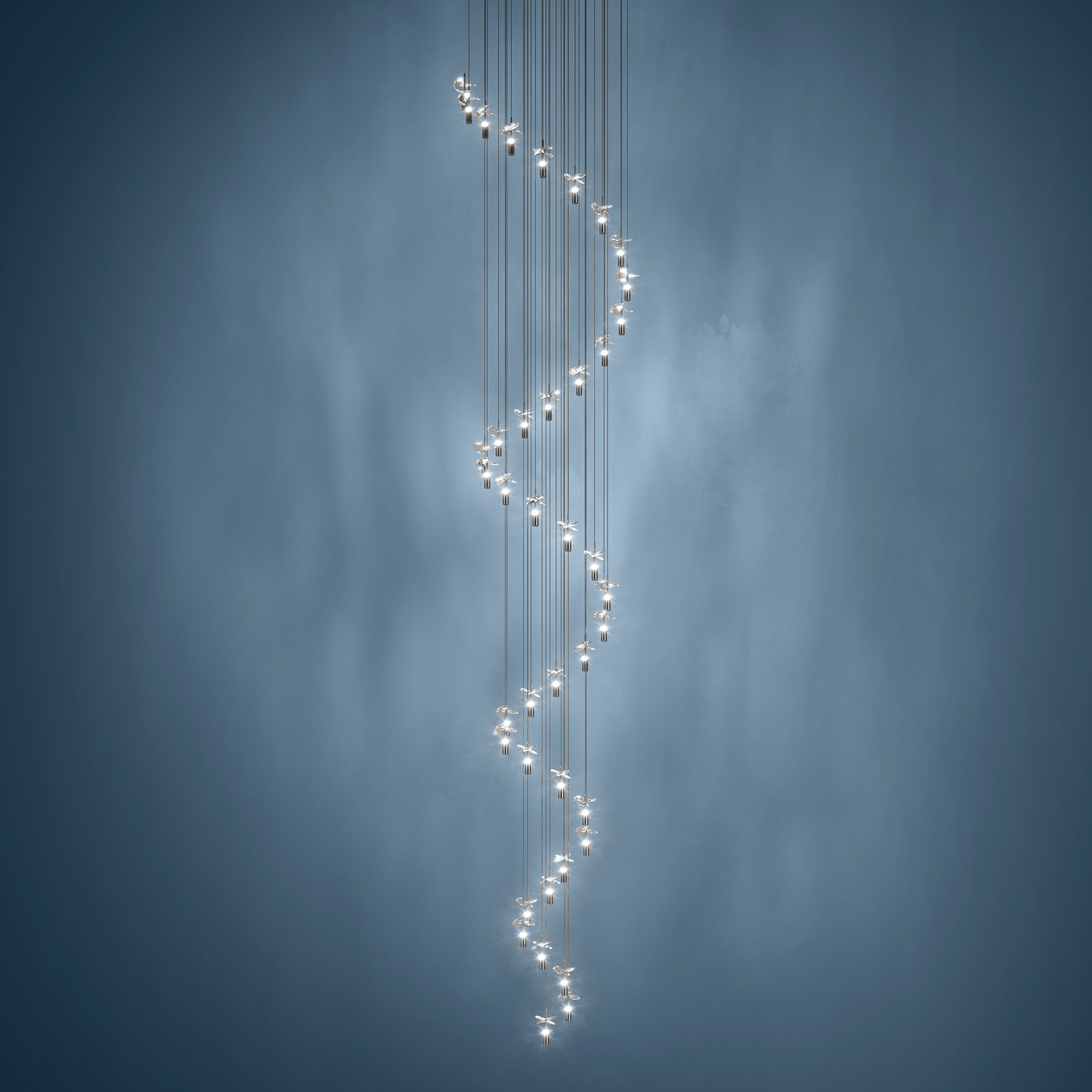 Suspension Comareira nickel 500 x 78 cm CCT - Stars of Light