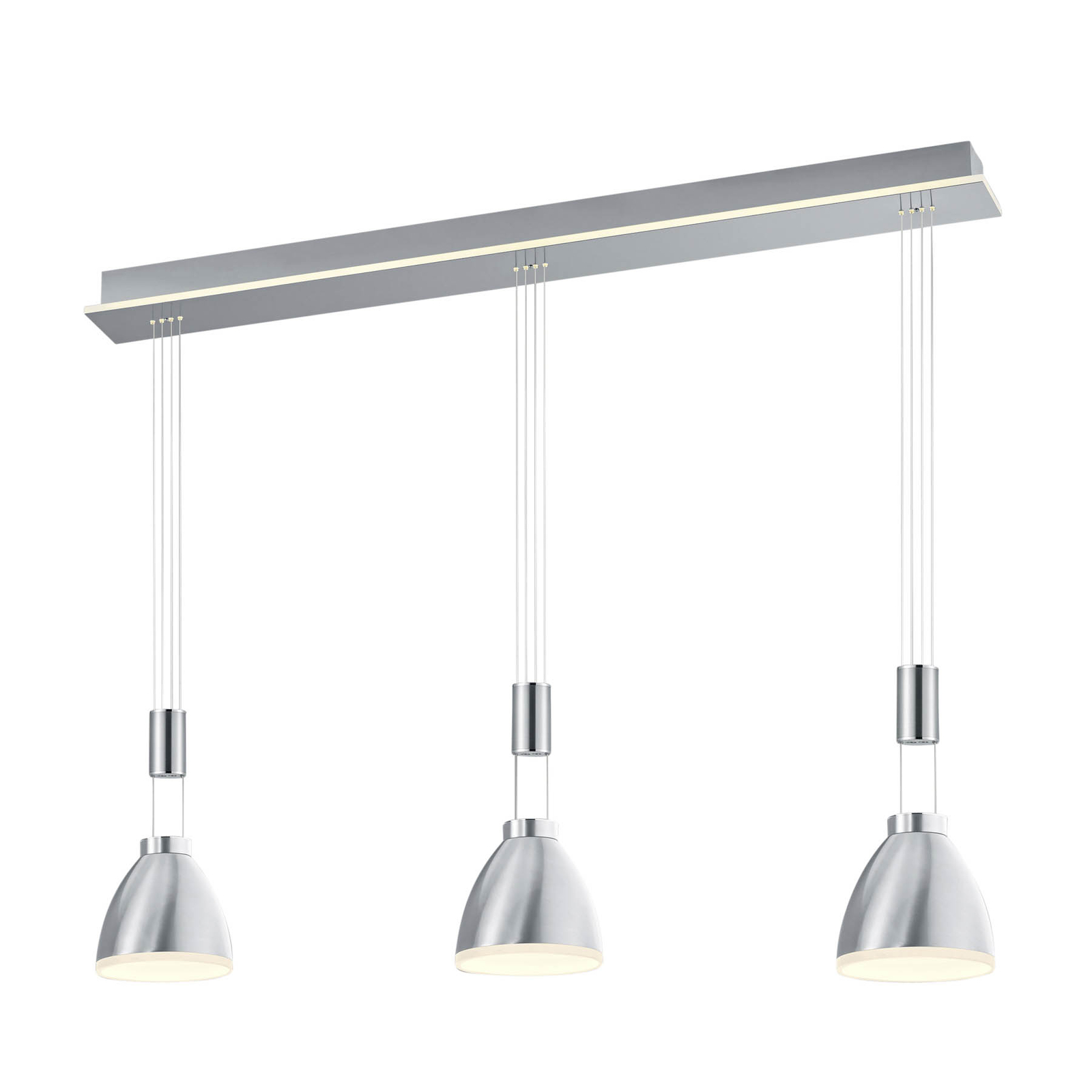 Leni LED pendant light, 3-bulb