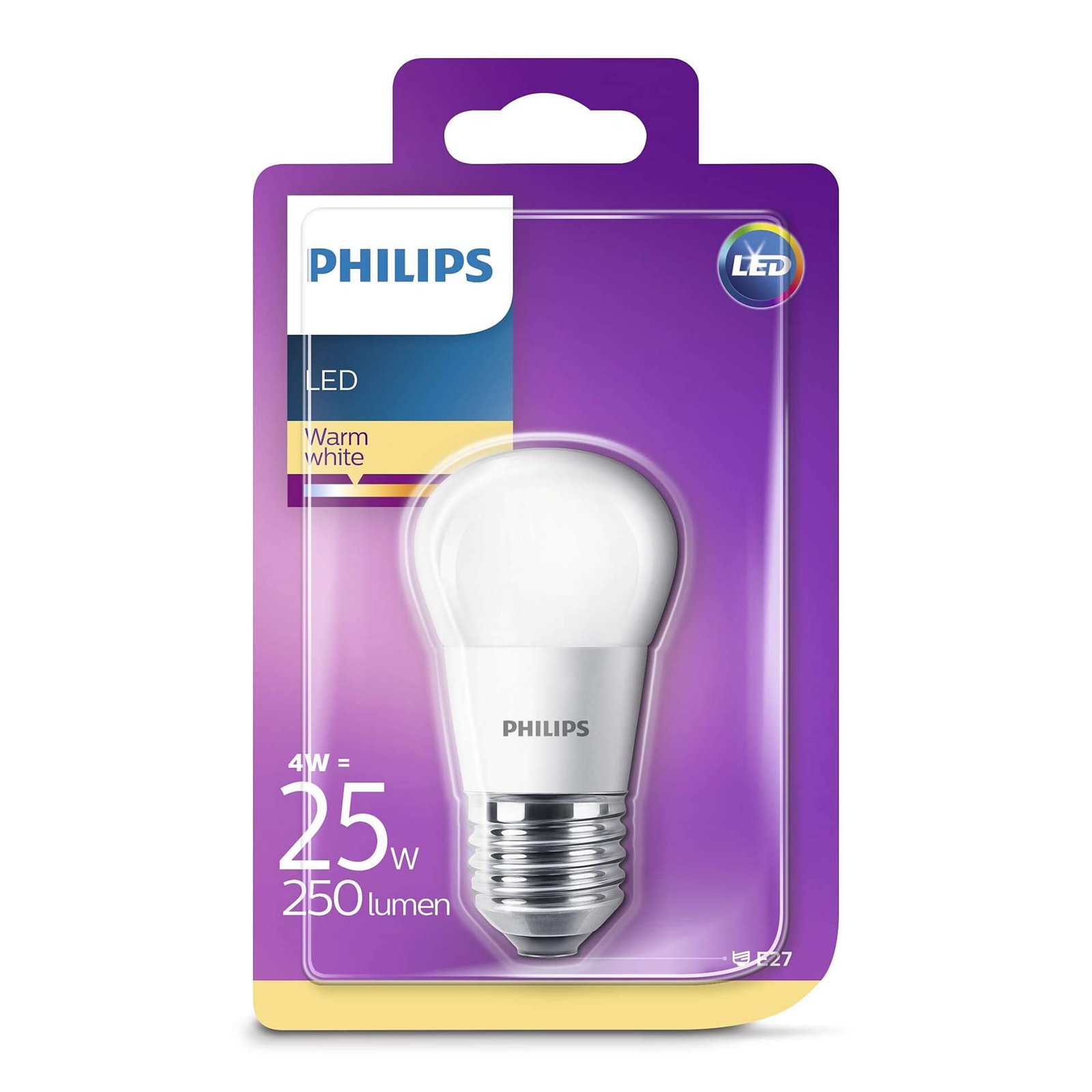 Žárovka LED 4W Plastic Crown (250lm) E27 - Philips