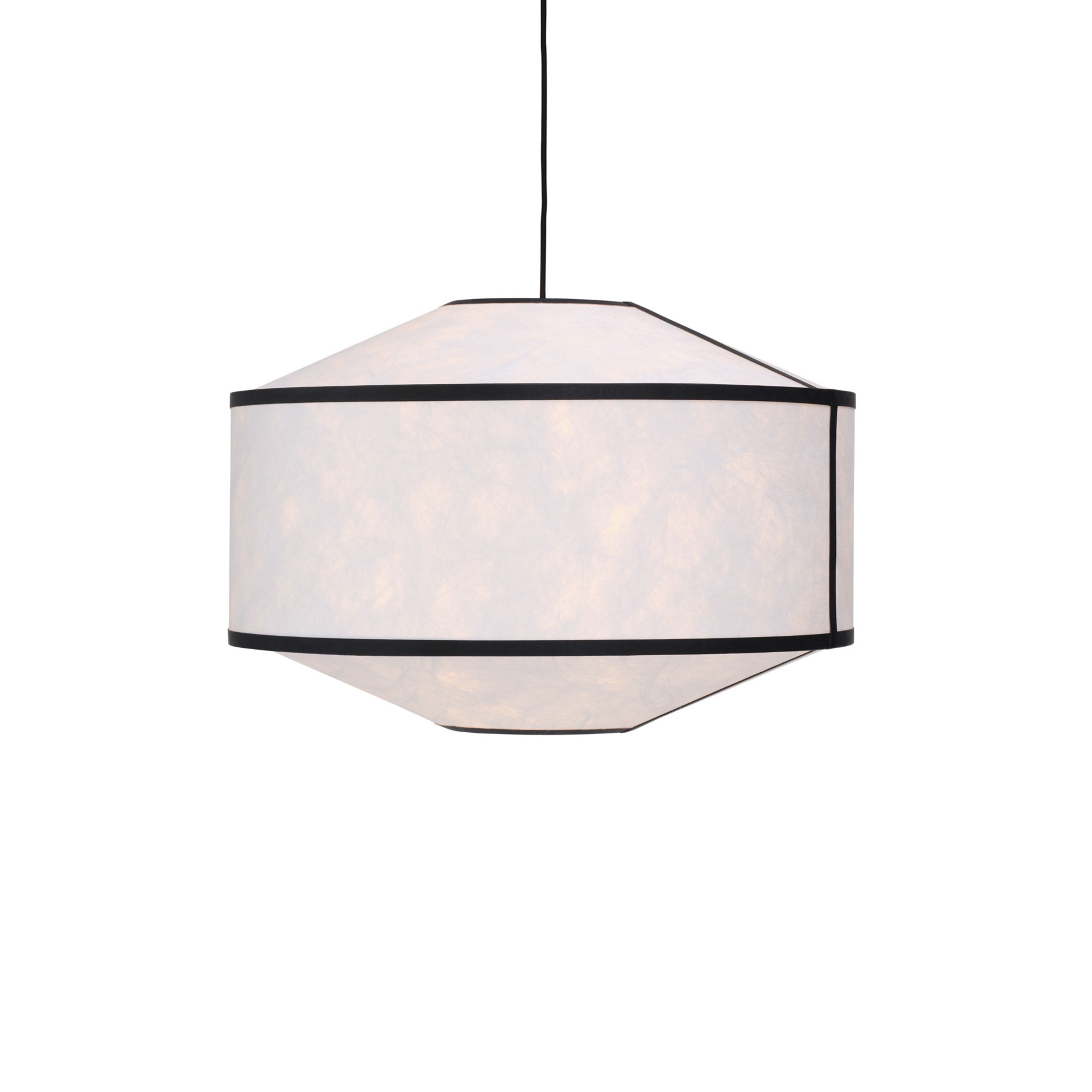 Kite 2B Pendant Ø65 White/Black - New Works