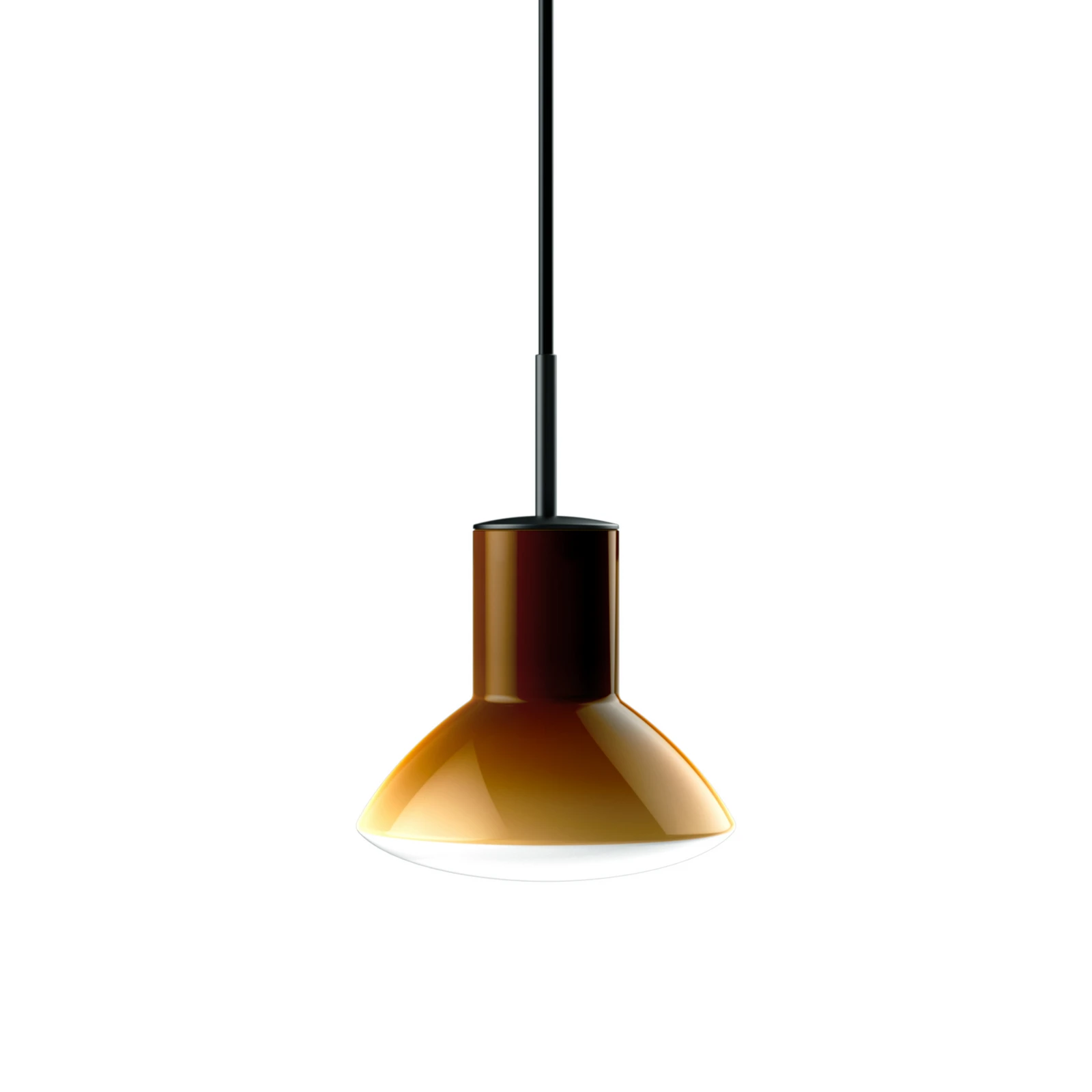 Grupa Onda hanging light, ochre, Ø 17 cm, glass, GU10