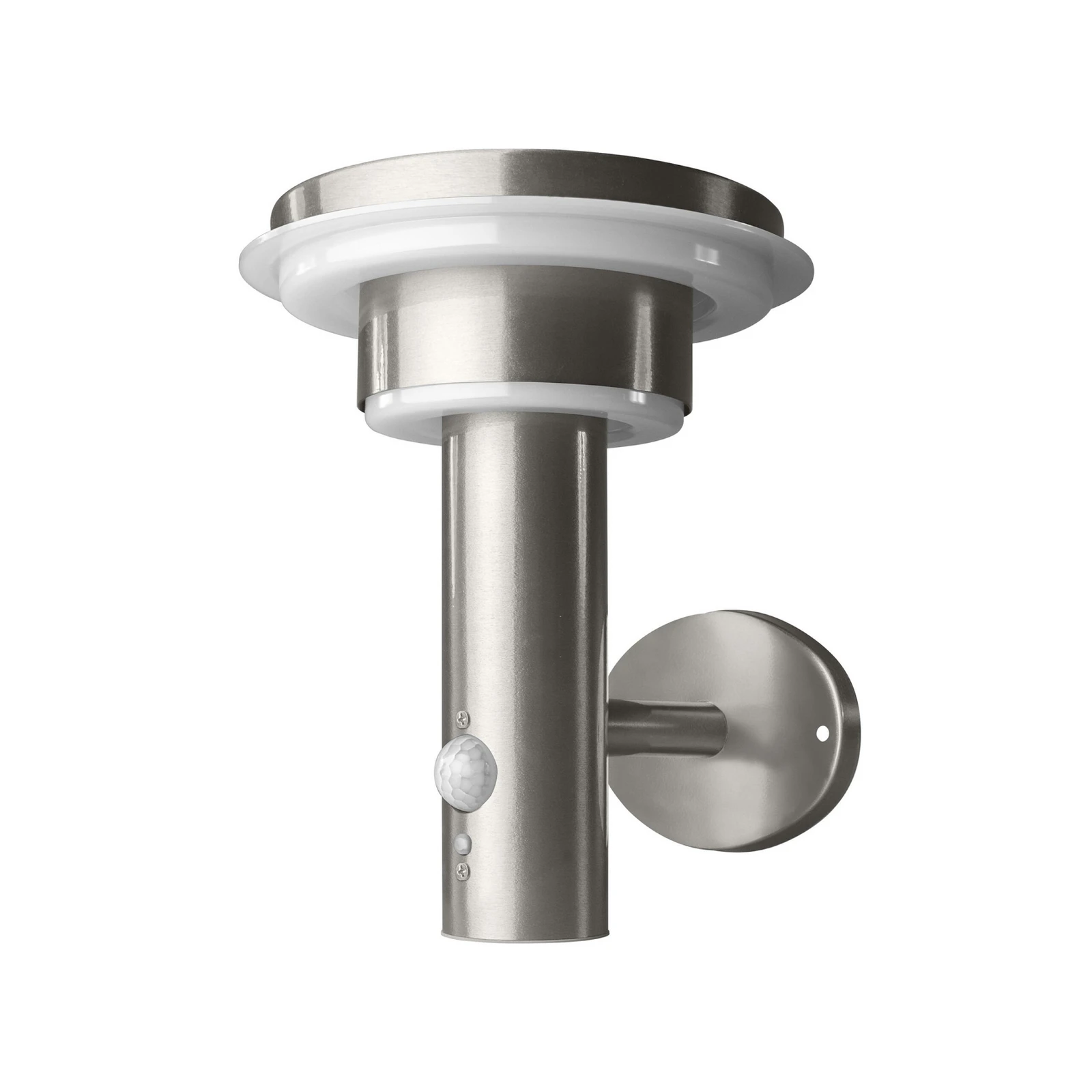 Applique murale OSRAM ENDURA STYLE SOLAR DOUBLE CIRCLE en acier inoxydable