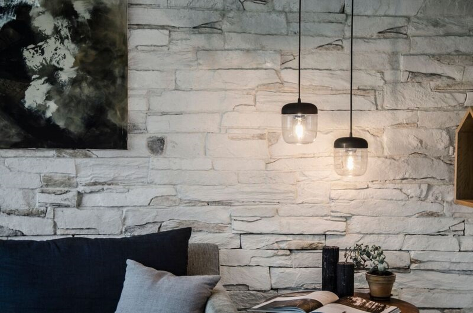 Acorn Pendant Polished Steel - UMAGE
