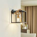 Lucande Vlados designer wall light, cage, 29 cm