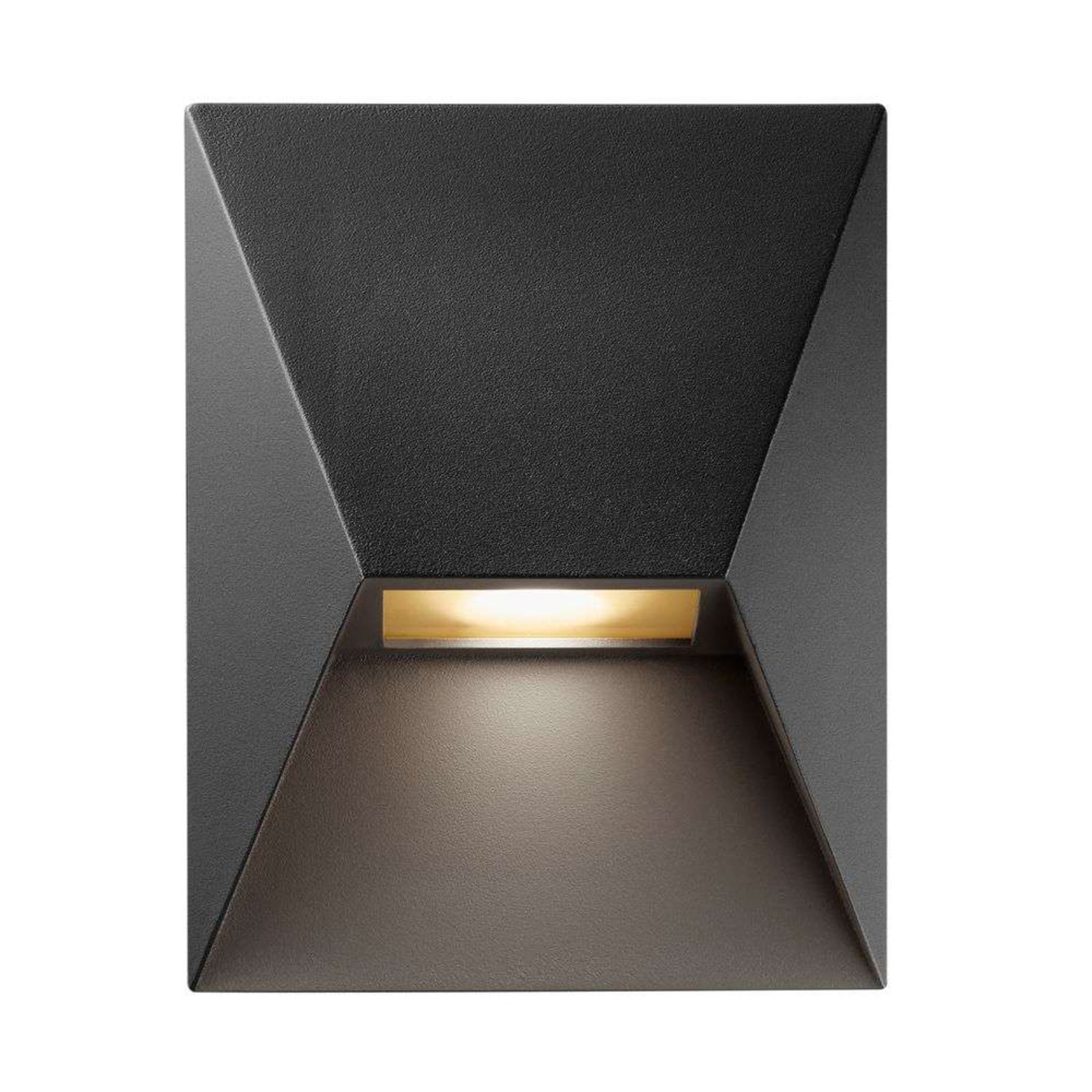 Pontio 15 Utomhus Vägglampa Black - Nordlux