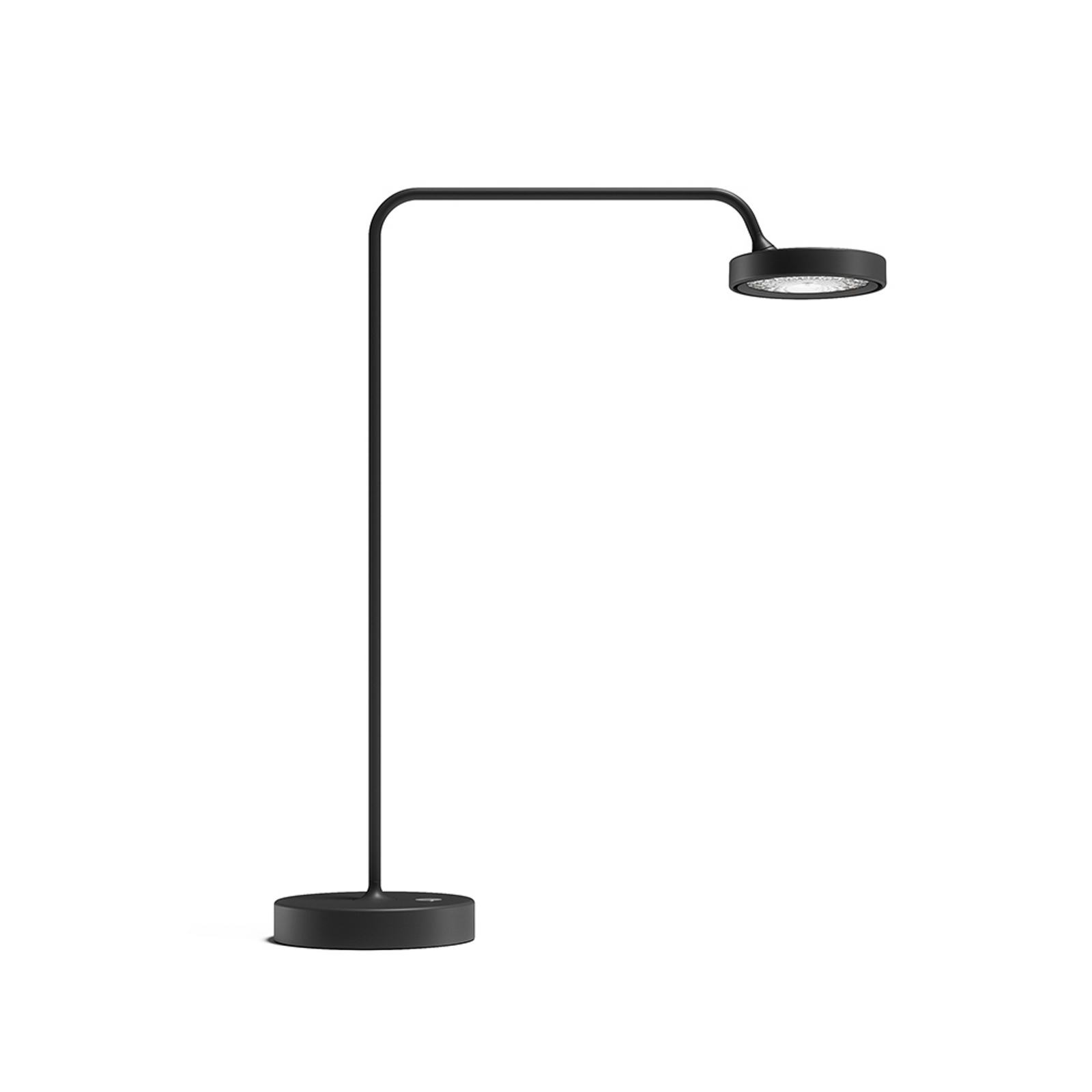 Lampa stołowa LED Nivo, czarna, wysokość 49 cm, ściemniacz 50° – Sigor