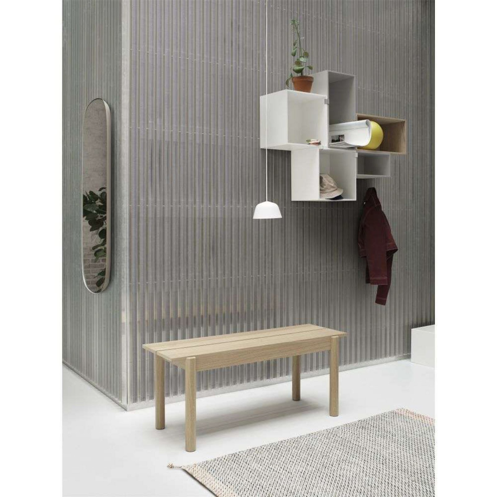 Mini Stacked Storage System Large Light Grey - Muuto