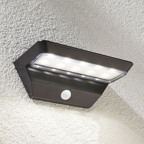 Emilio – LED-aurinkoseinävalaisin tunnistimella