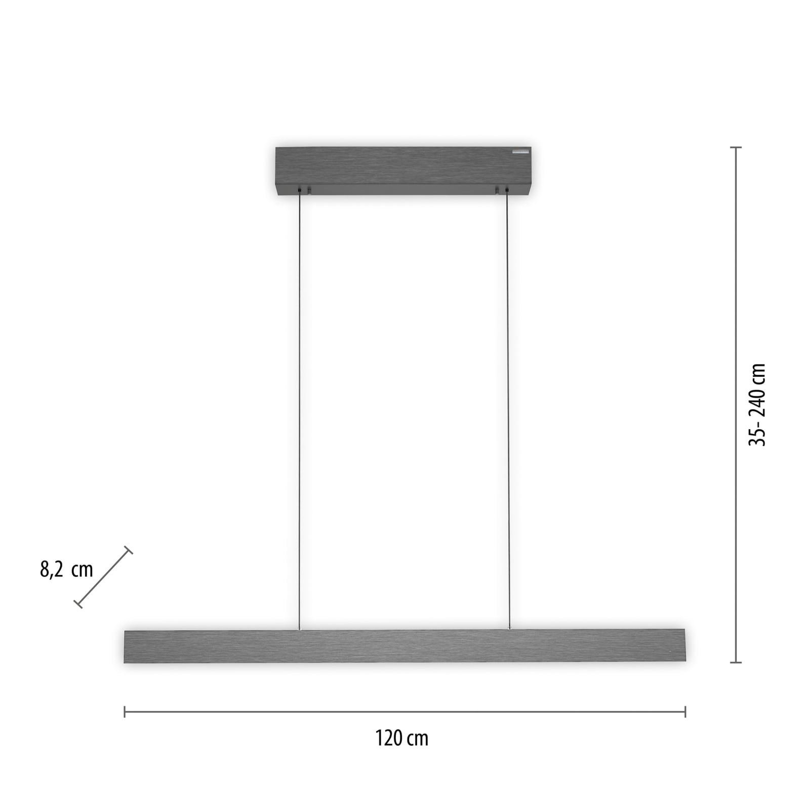 E-Motion LED-Pendelleuchte, platin, CCT - PURE E-Motion LED-Pendelleuchte, platin, CCT - PURE