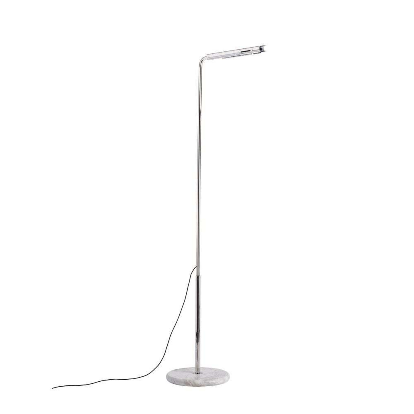 Mezzaluna Lampadar White Marble/Chrome - DCW