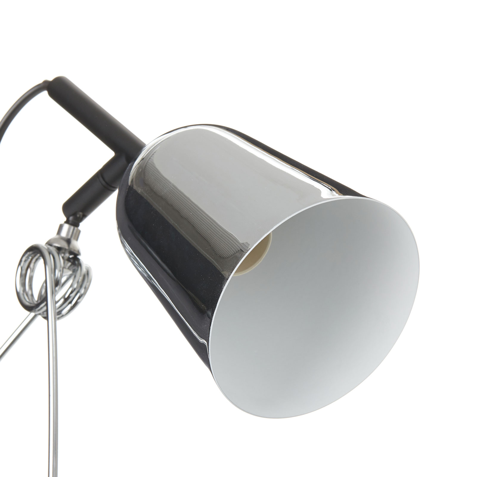 Chrome-plated Studio clip-on light