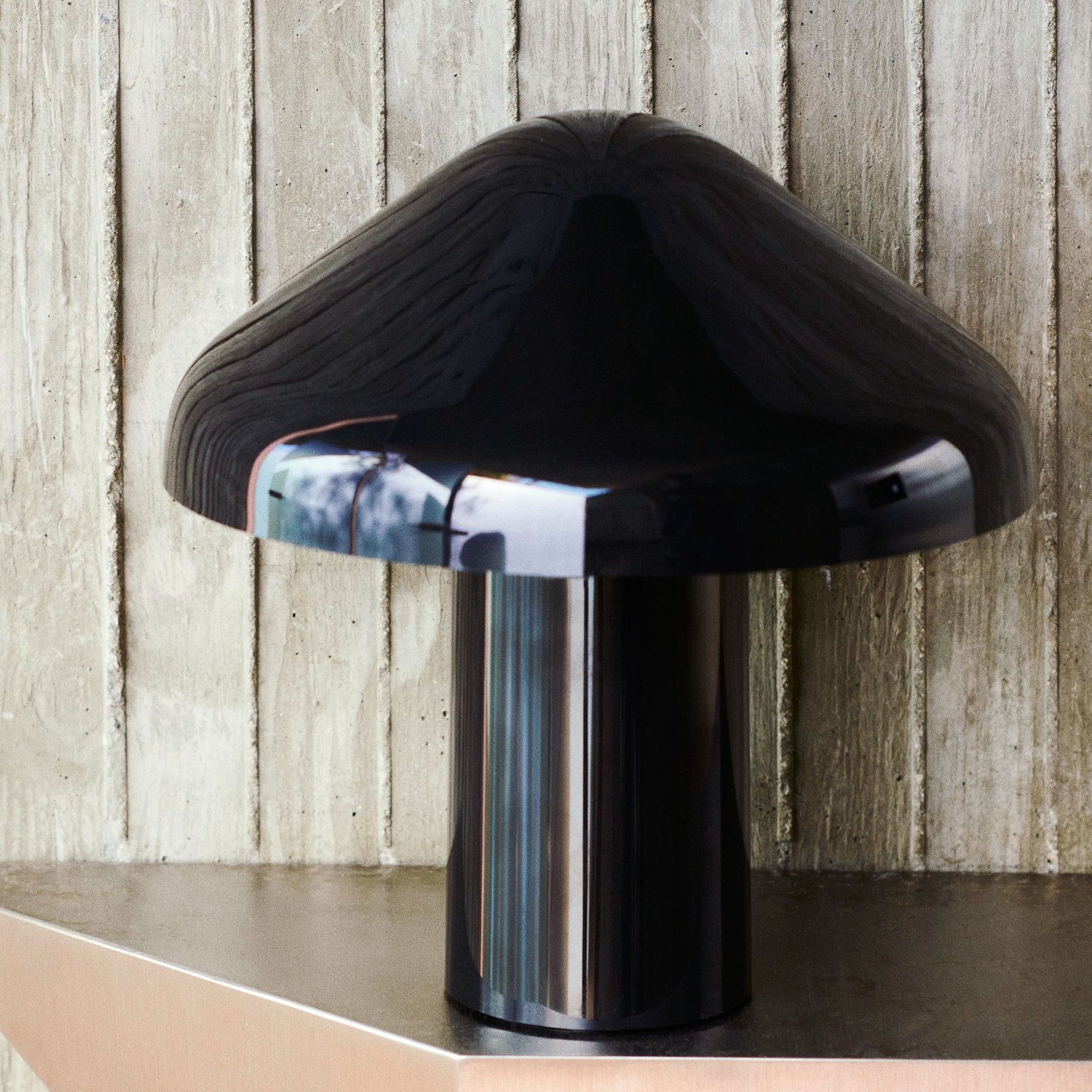 HAY Pao Portable lampe de table LED avec batterie noir
