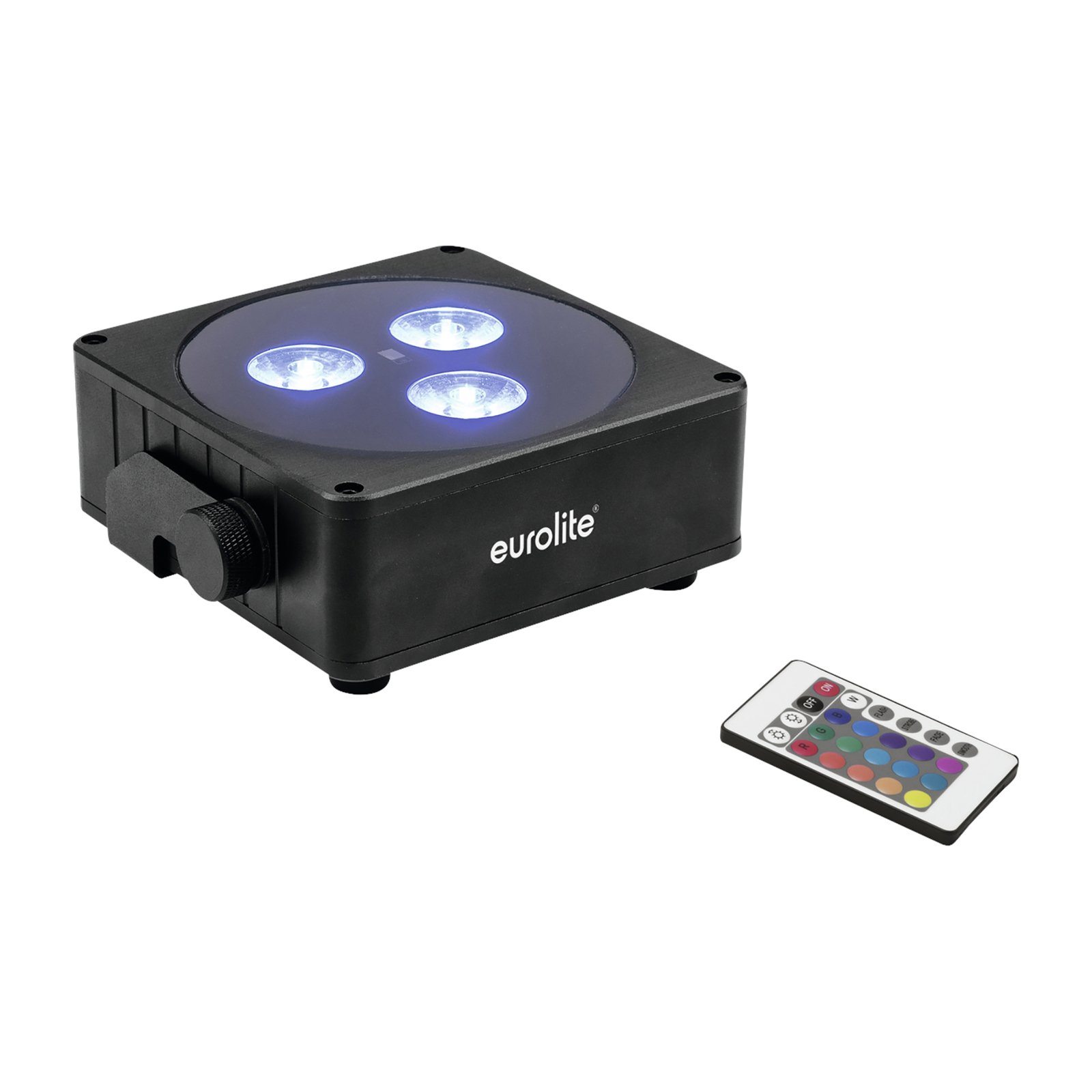 EUROLITE Battery Flat Light 3 LED spot 24W RGBW