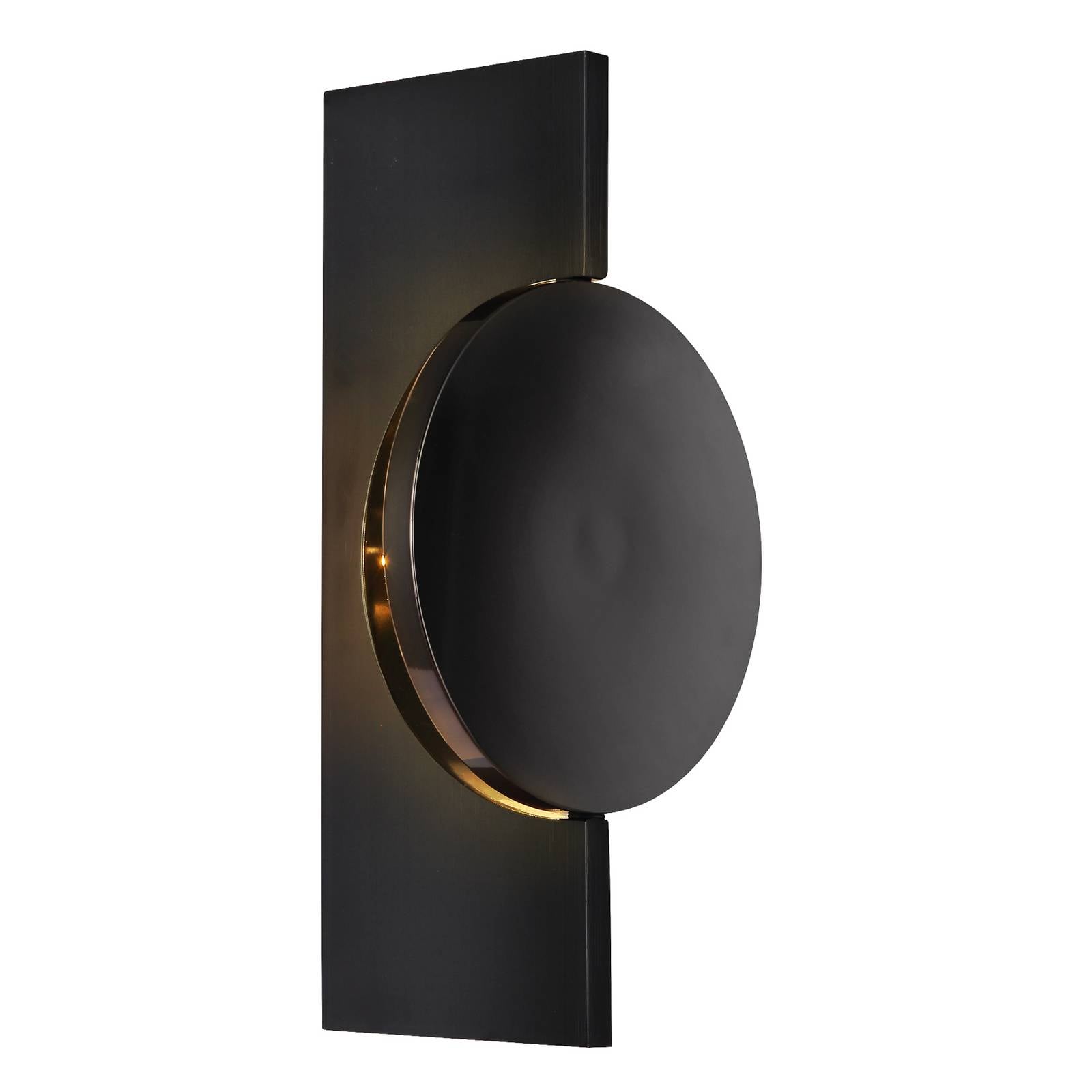 LED-Wandlampe Jasper, Höhe 28 cm, schwarz matt, Metall