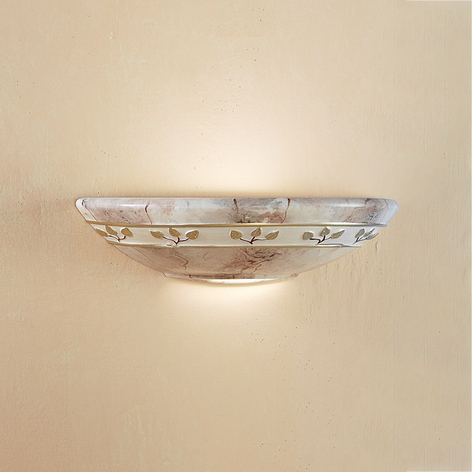Applique FOGLIE MARMO MARRON